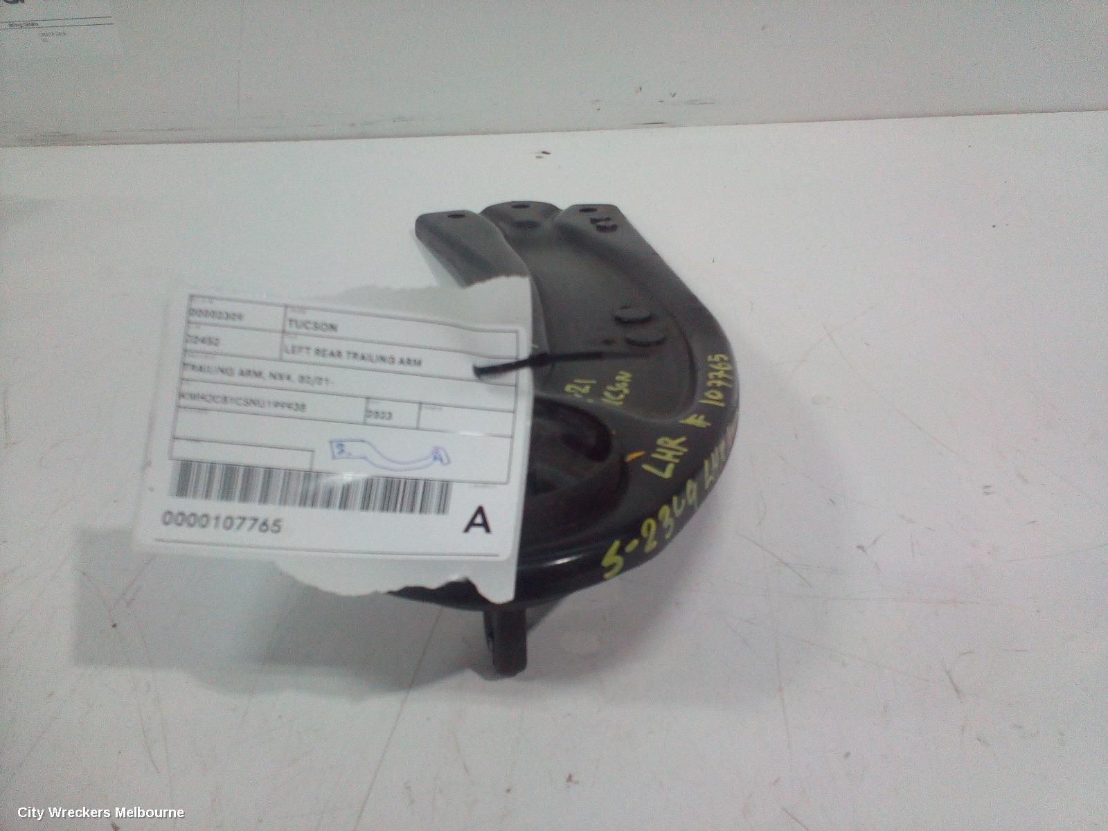 HYUNDAI TUCSON LEFT REAR TRAILING ARM, TRAILING ARM, NX4, 02/2021 ONWARDS