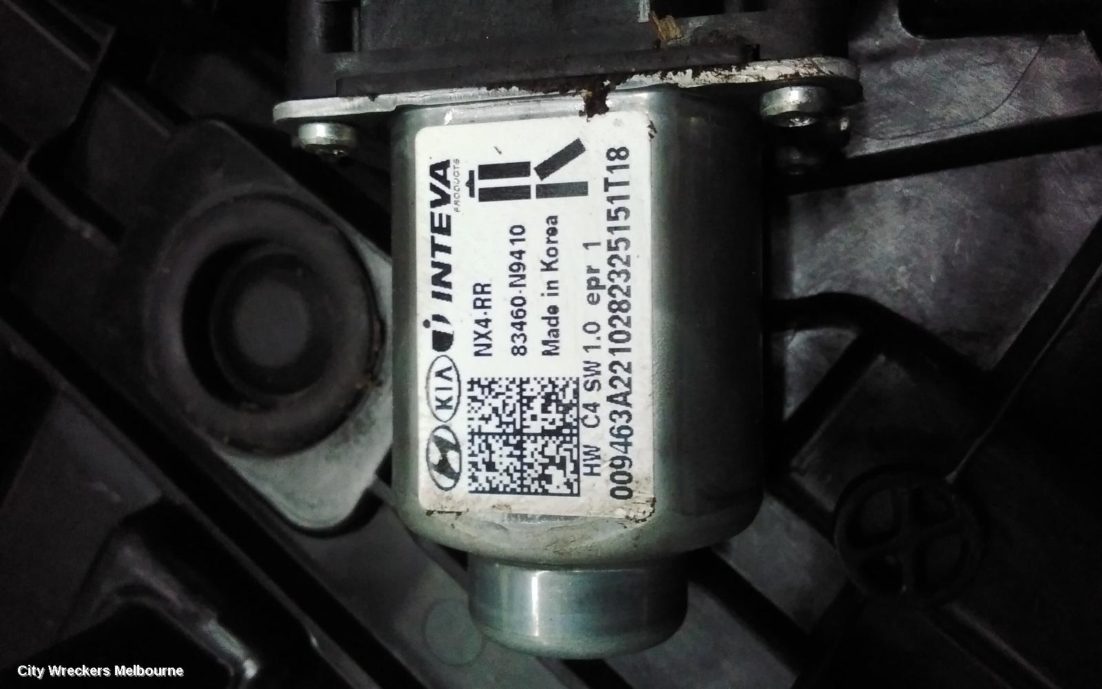 HYUNDAI TUCSON RIGHT REAR WND REG/MOTOR, NX4, DOOR REG ASSY (REG AND MOTOR), 02/2021 ONWARDS