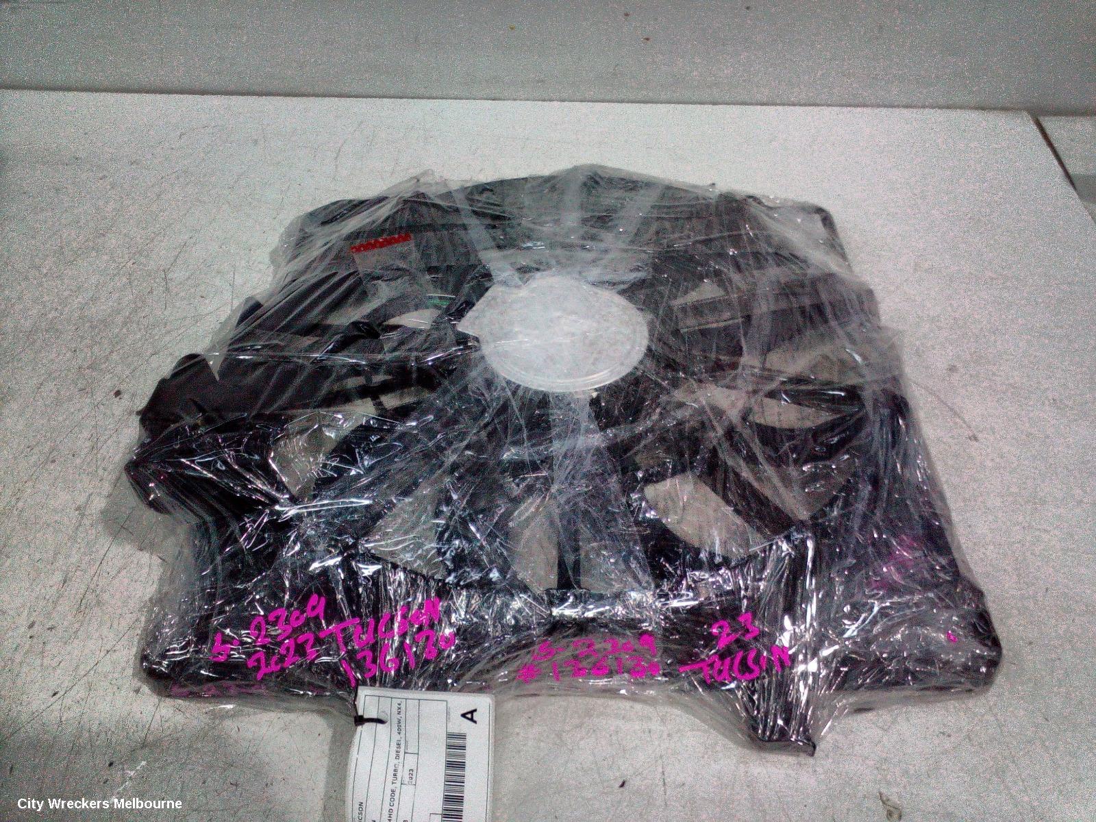 HYUNDAI TUCSON FAN, RADIATOR FAN, 2.0, D4HD CODE, TURBO, DIESEL, 400W, NX4, 02/2021 ONWARDS