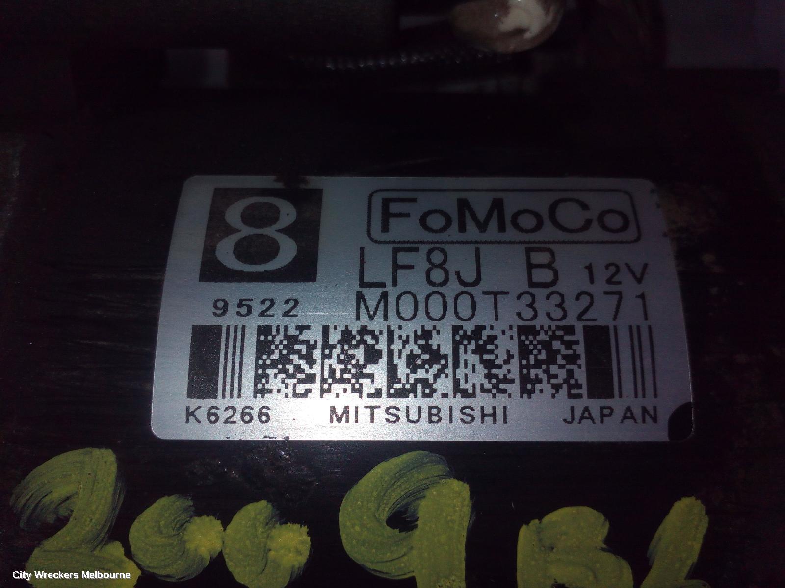 MAZDA 3 STARTER, PETROL, 2.0, P/N LF8J/M000T33271, BL, 04/2009 - 10/2013