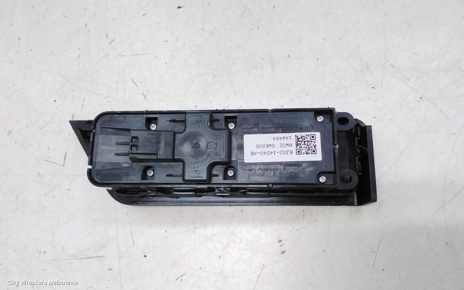 LAND ROVER RANGEROVER EVOQUE PWR DR WIND SWITCH, RH FRONT (MASTER SWITCH), L538, 5DR WAGON, 11/2011 - 01/2019