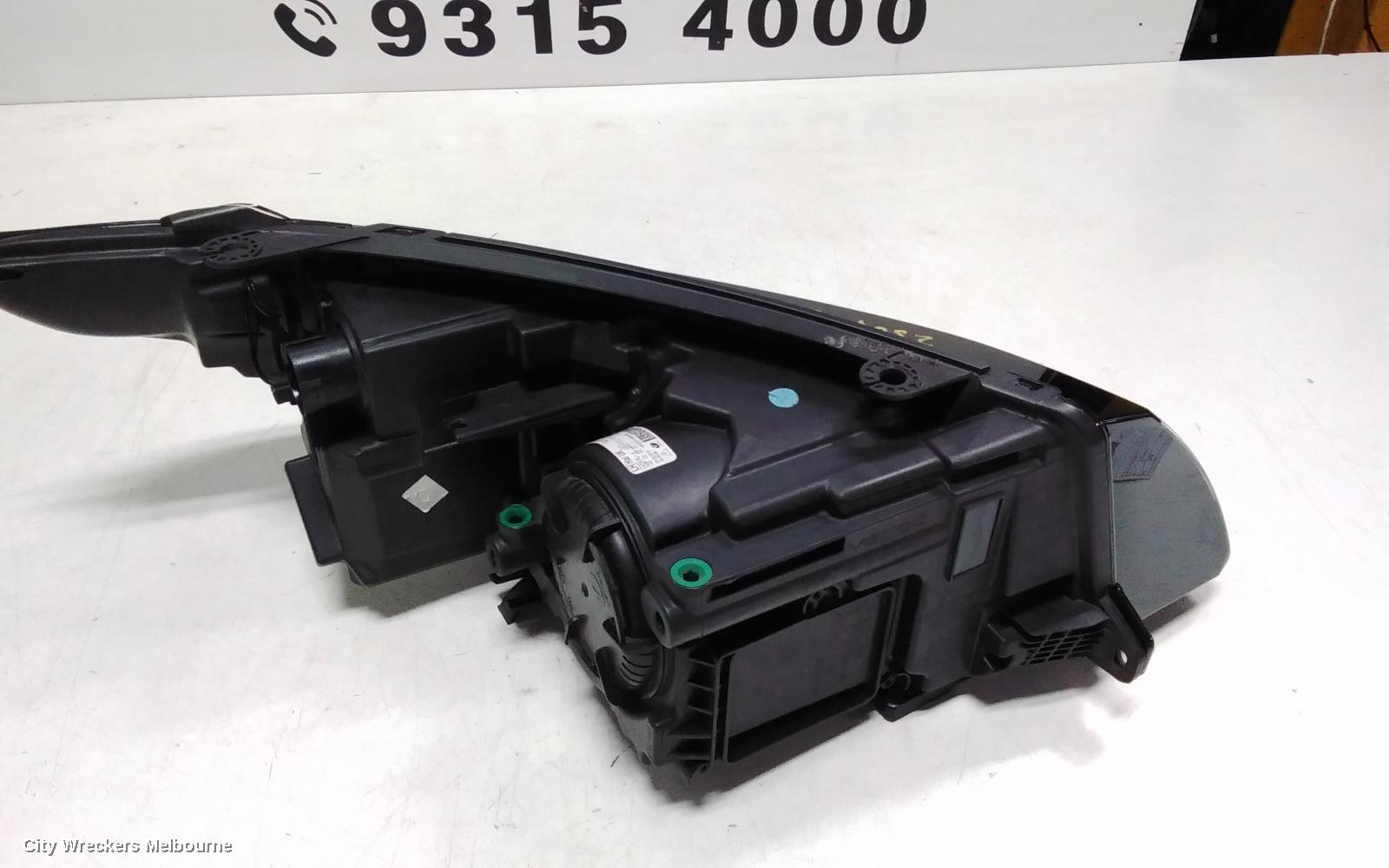 LAND ROVER RANGEROVER EVOQUE LEFT HEADLAMP, L538, HALOGEN TYPE, 11/2011 - 06/2015