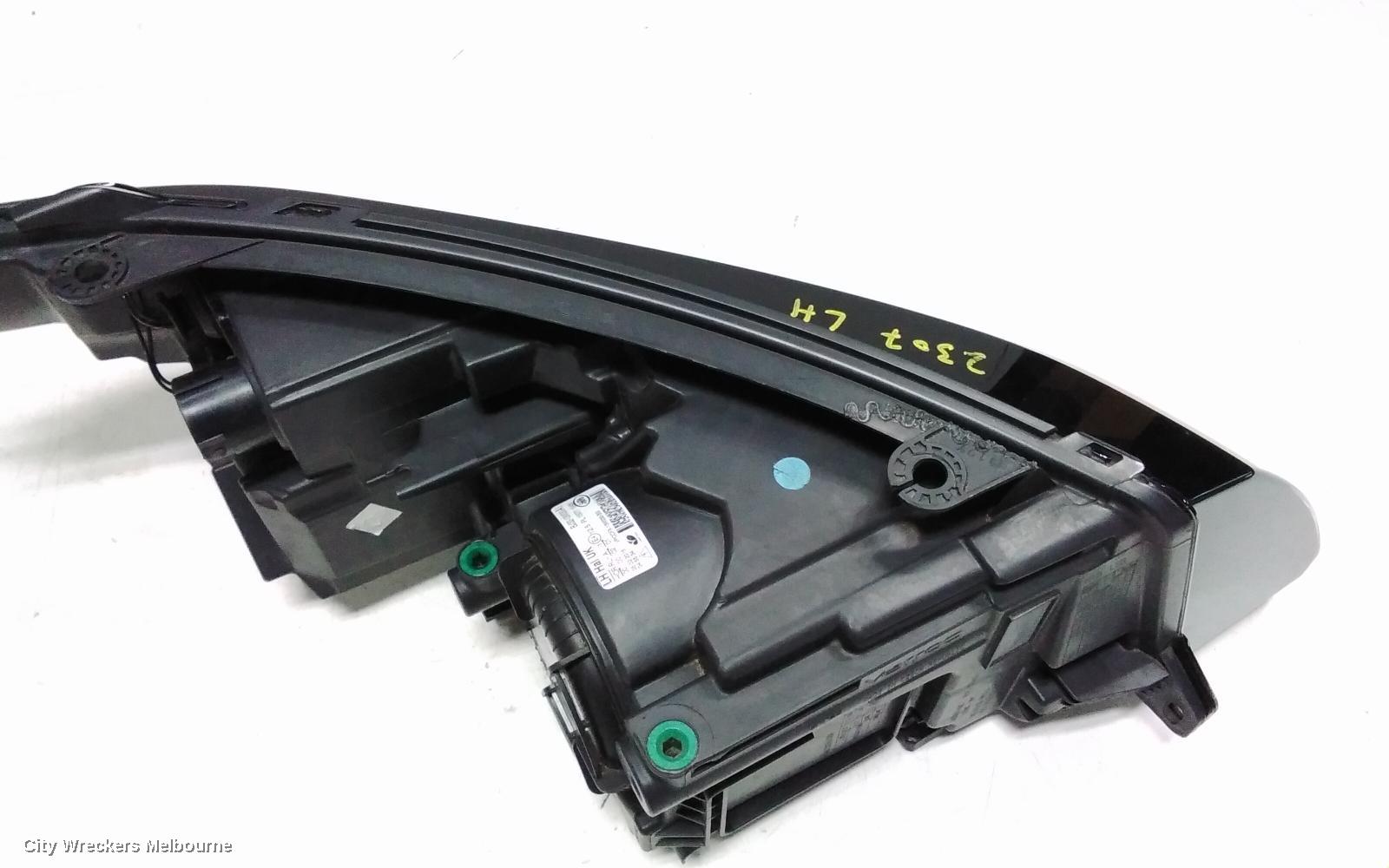 LAND ROVER RANGEROVER EVOQUE LEFT HEADLAMP, L538, HALOGEN TYPE, 11/2011 - 06/2015