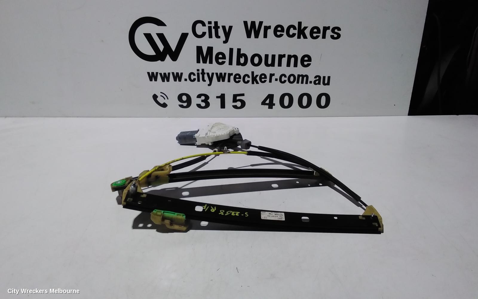 AUDI Q3 RIGHT FRONT WINDOW REG/MOTOR, 8U, 03/2012 - 12/2018