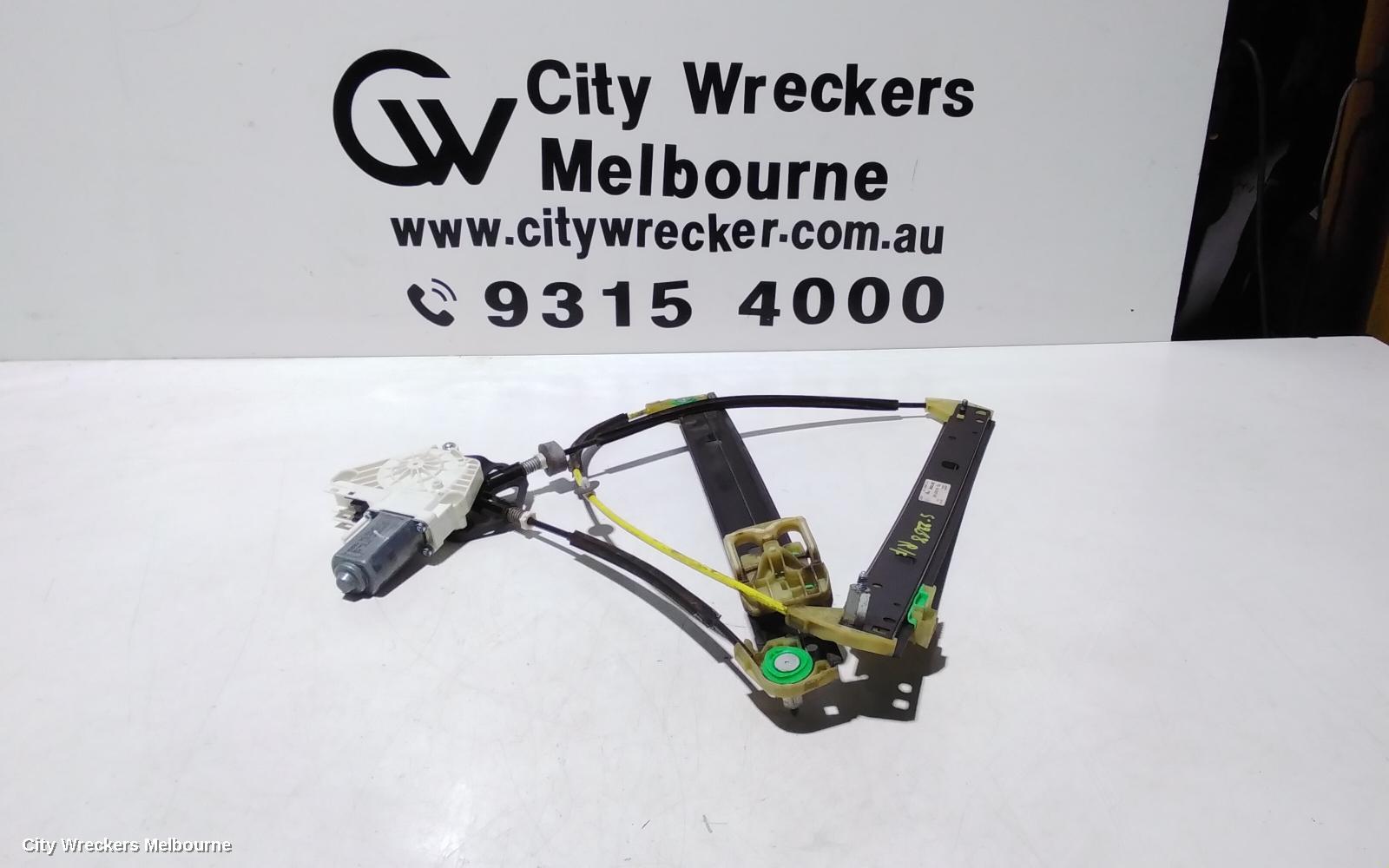AUDI Q3 RIGHT FRONT WINDOW REG/MOTOR, 8U, 03/2012 - 12/2018