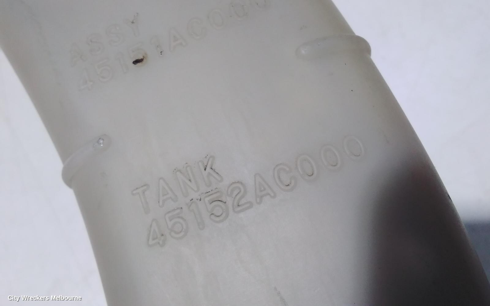 SUBARU IMPREZA OVERFLOW BOTTLE, 11/2002 - 06/2005