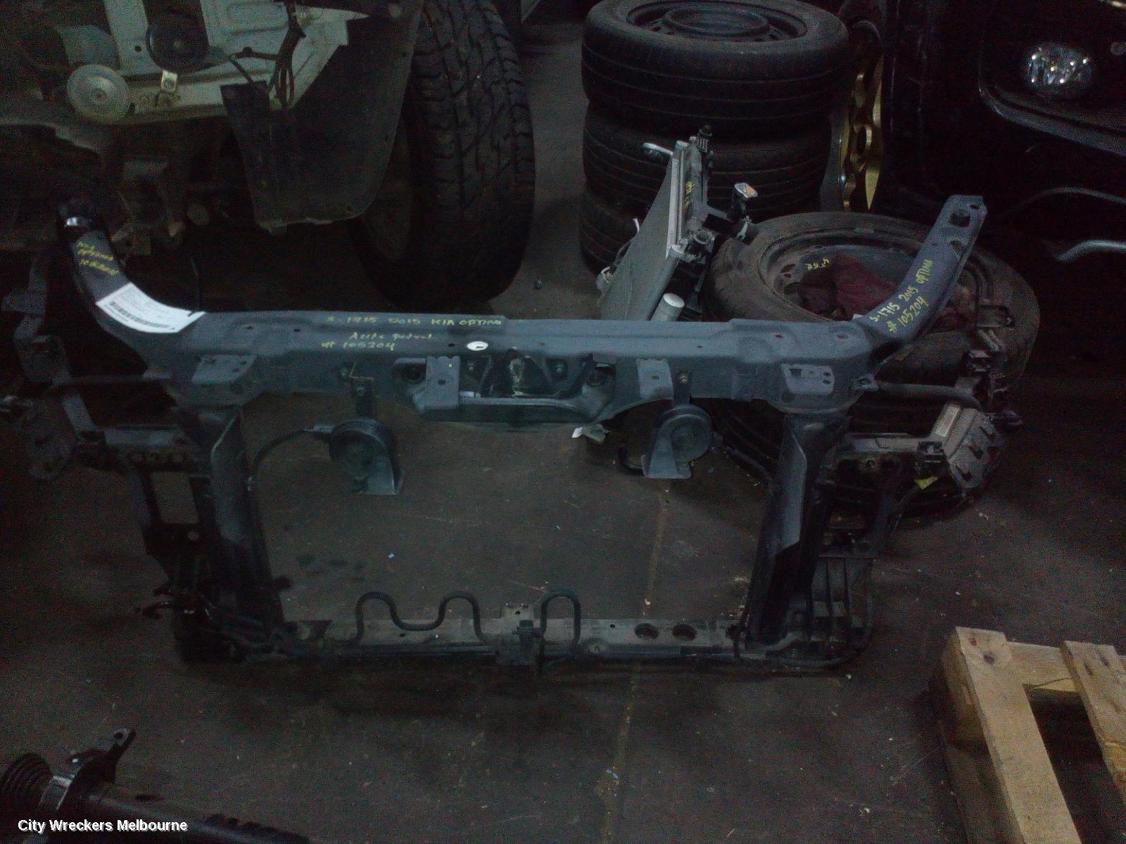 KIA OPTIMA RADIATOR SUPPORT, TF, 01/2011 - 10/2015