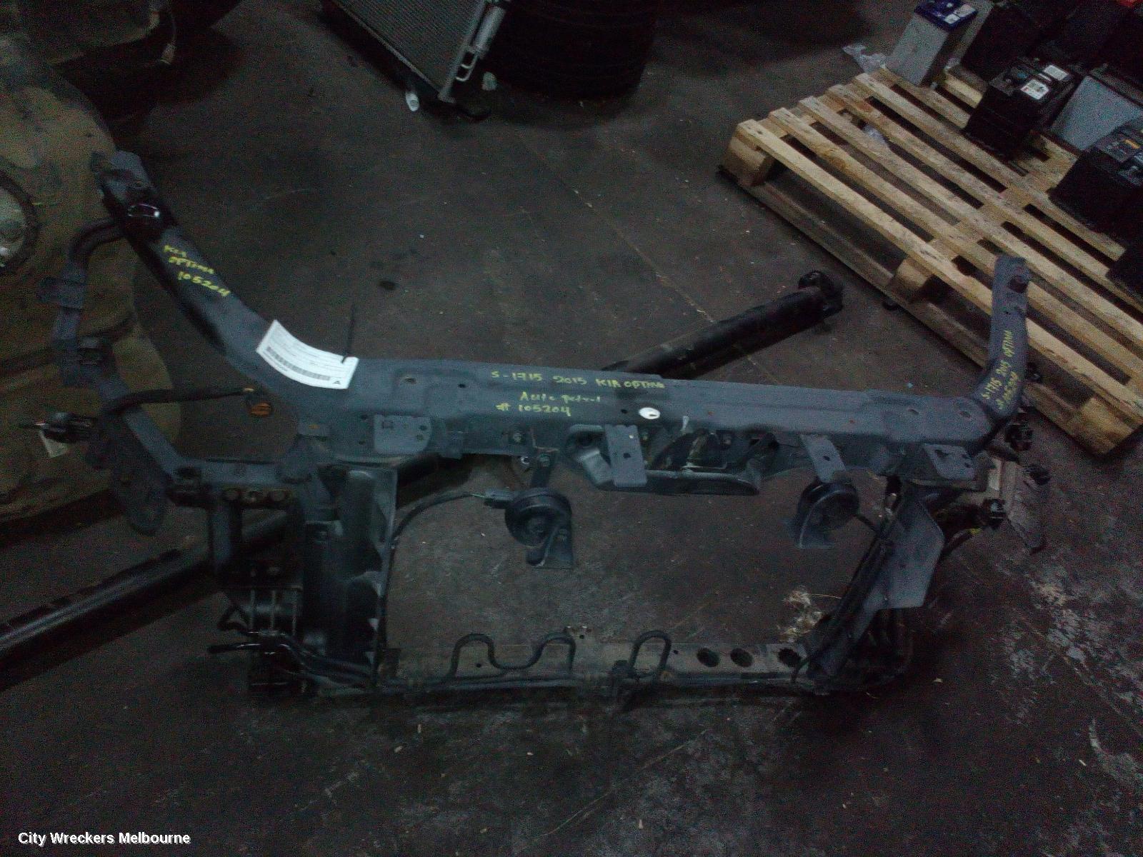 KIA OPTIMA RADIATOR SUPPORT, TF, 01/2011 - 10/2015