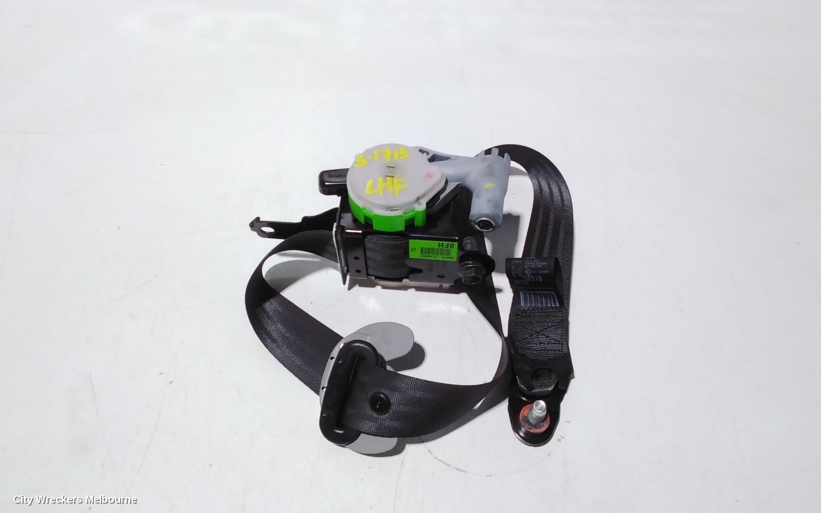 KIA OPTIMA SEATBELT/STALK, LH FRONT, SEAT BELT ONLY, TF, 01/2011 - 10/2015