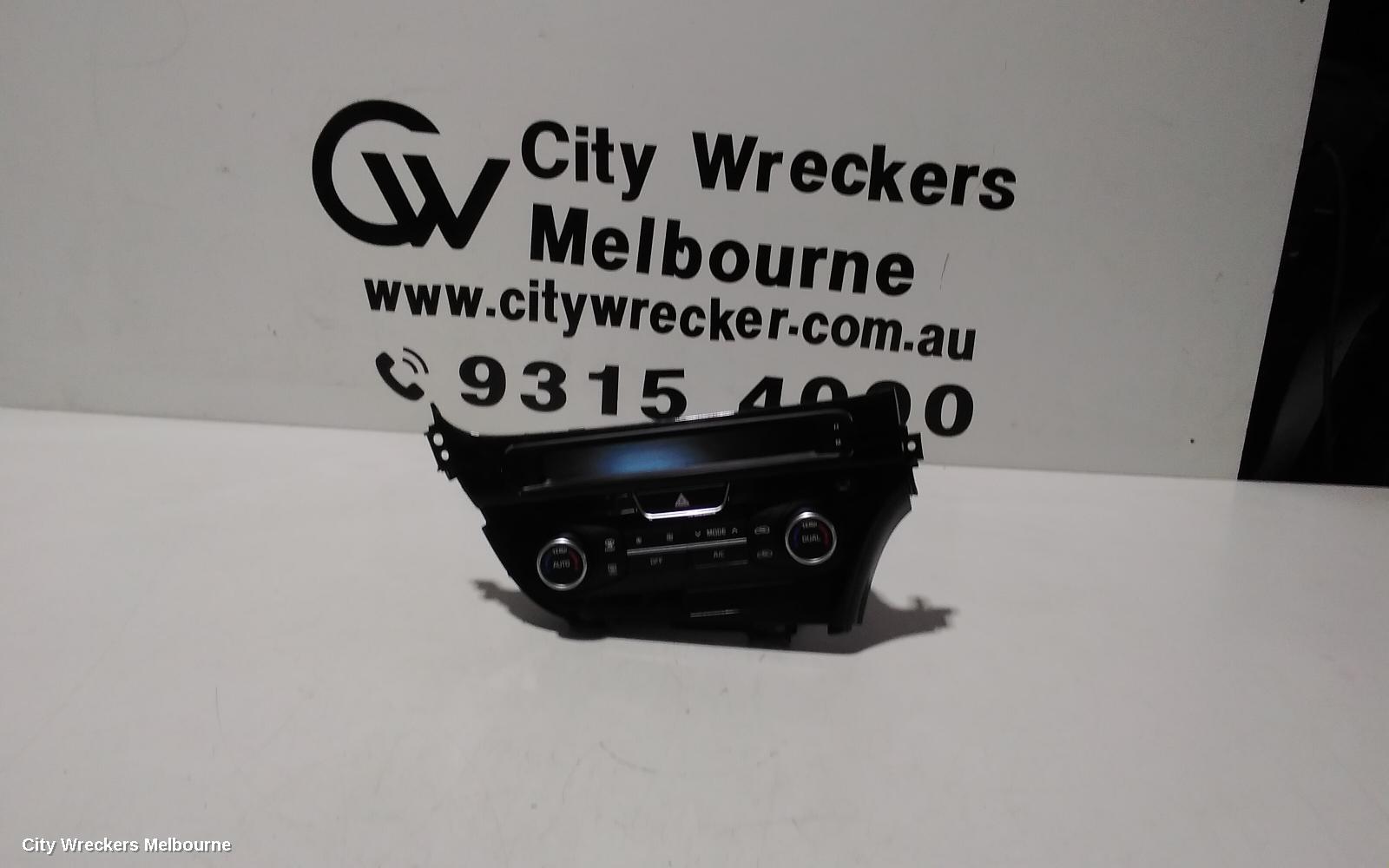 KIA OPTIMA HEATER/AC CONTROLS, TF, CLIMATE CONTROL TYPE, P/N 972502T480, 01/2011 - 10/2015