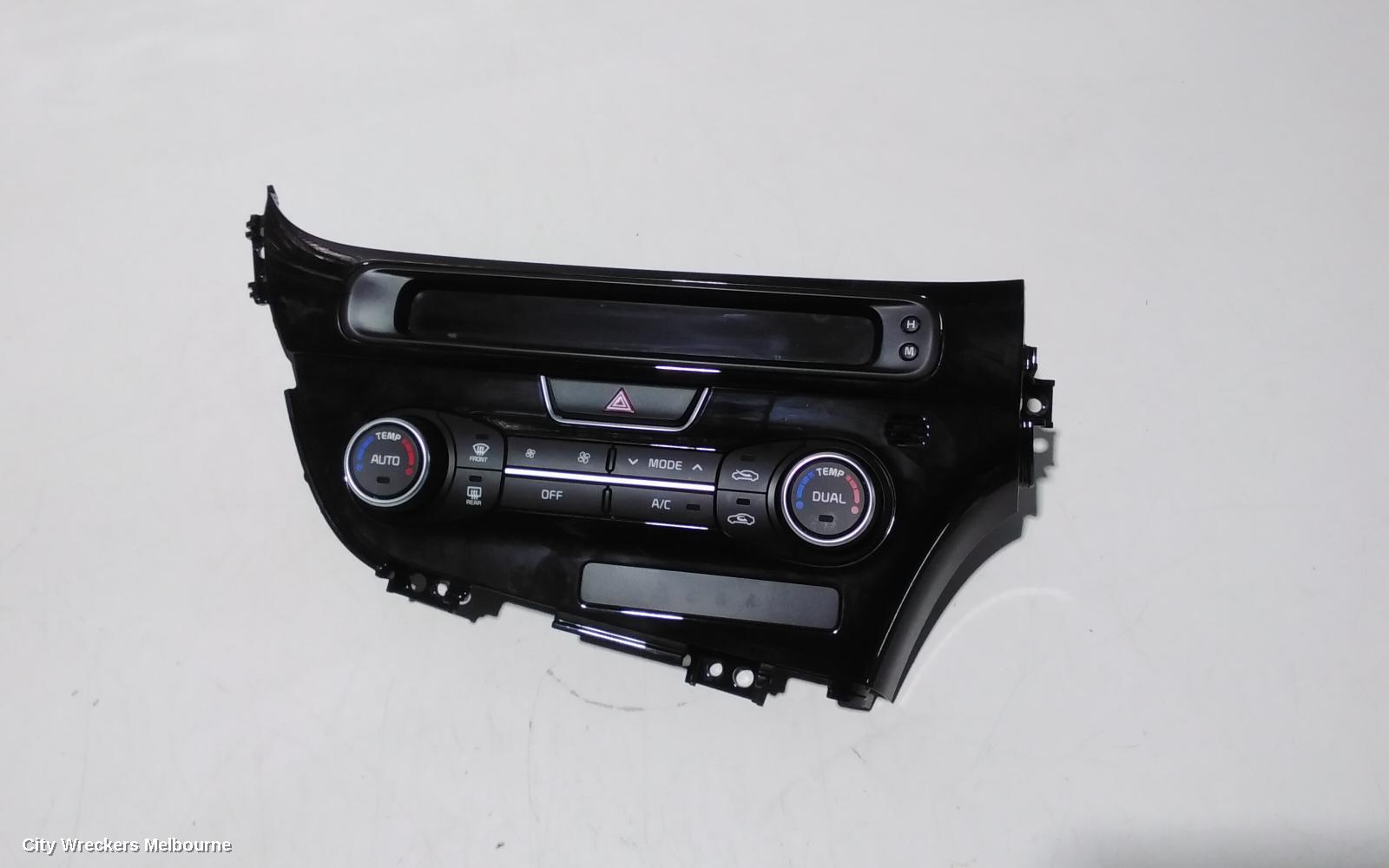 KIA OPTIMA HEATER/AC CONTROLS, TF, CLIMATE CONTROL TYPE, P/N 972502T480, 01/2011 - 10/2015