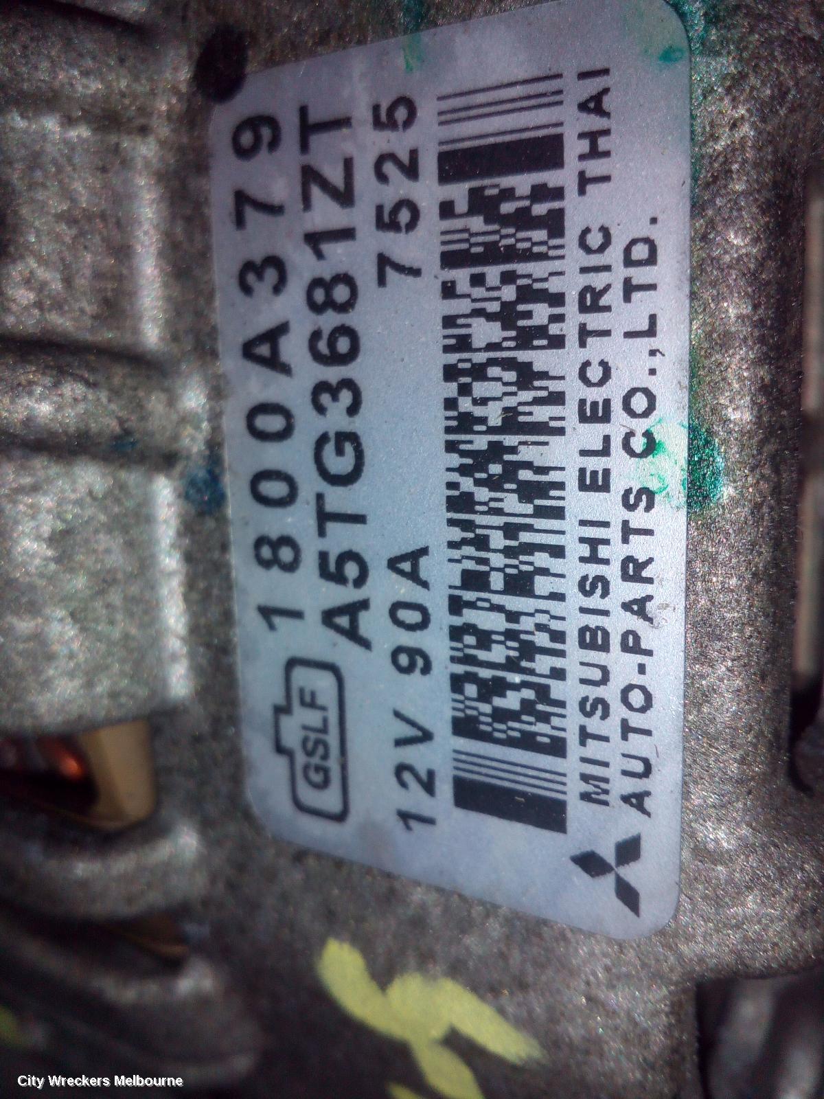 MITSUBISHI TRITON ALTERNATOR, DIESEL, 2.4, 4N15, MQ-MR, 03/2015 ONWARDS