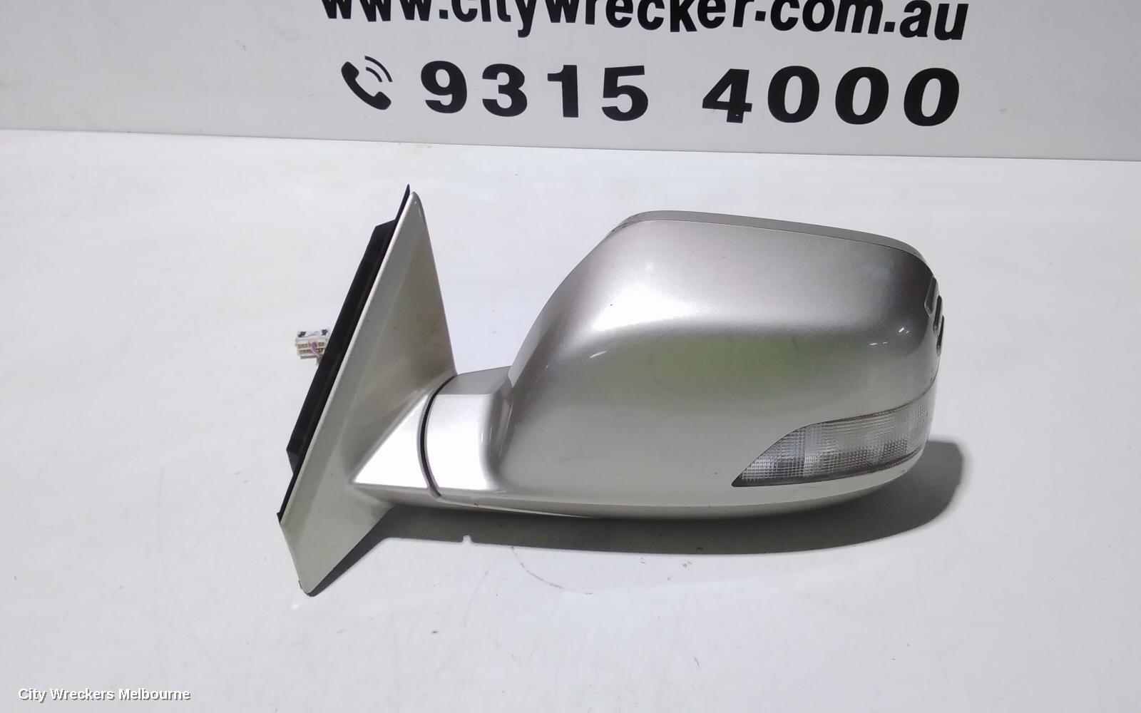 HONDA CRV LEFT DOOR MIRROR, RE, ELECT ADJ, POWER FOLD, COLOUR CODED, 03/2007 - 10/2012