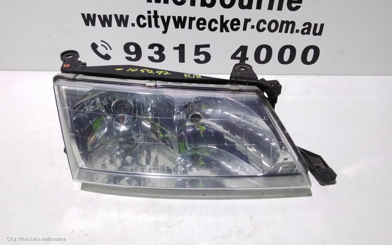 TOYOTA AVALON RIGHT HEADLAMP, MCX10R, HELLA LENS# 07-29, 07/2000 - 09/2003