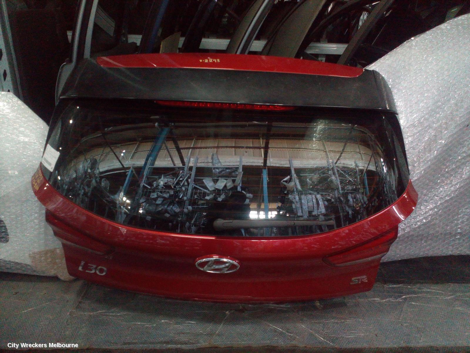 HYUNDAI I30 BOOTLID/TAILGATE, TAILGATE, PD, HATCH (S. KOREA VIN KMHH), STANDARD/N LINE TYPE, 03/2017 ONWARDS
