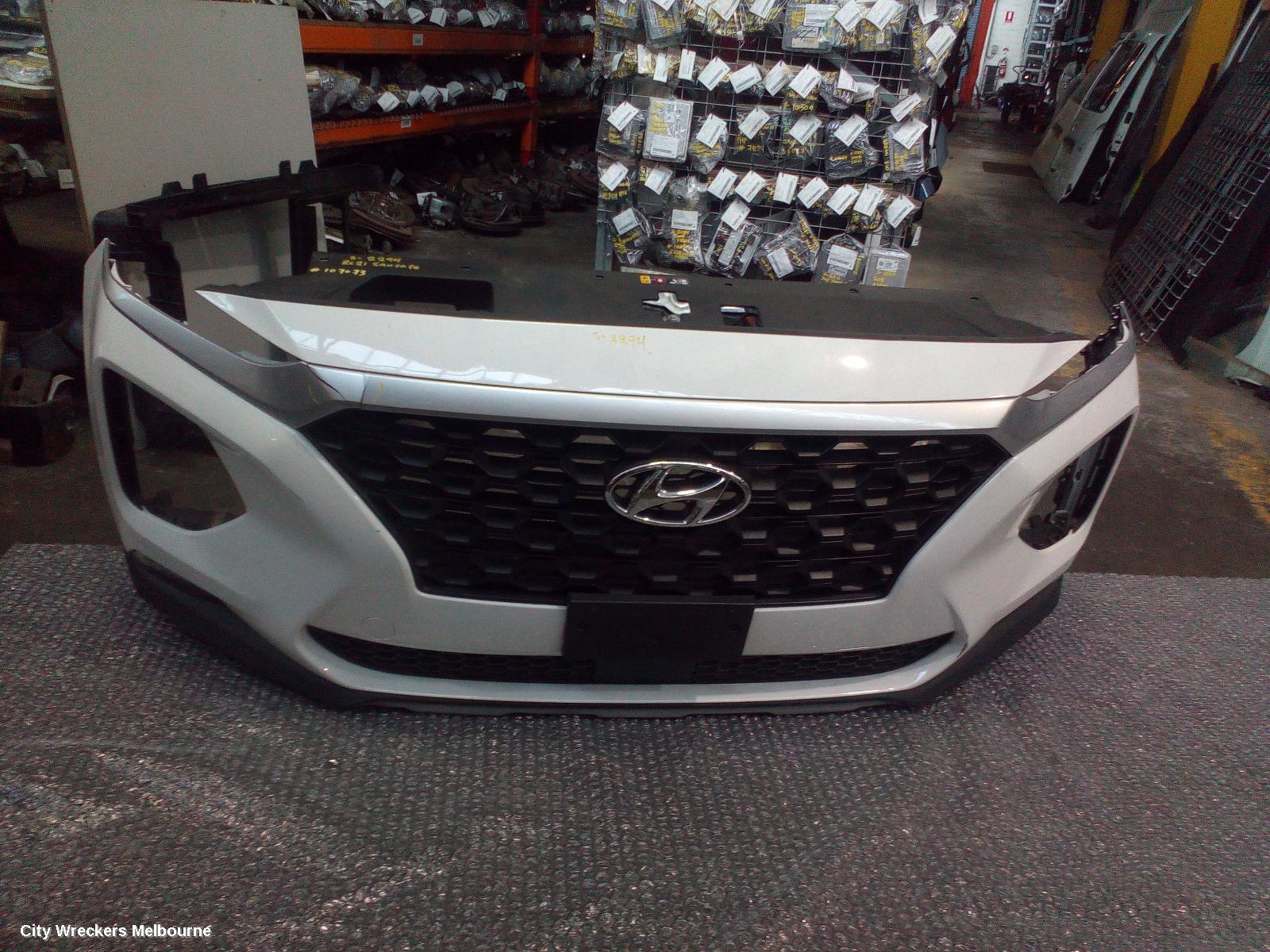 HYUNDAI SANTA FE FRONT BUMPER, TM, ACTIVE, NON PARK SENSOR TYPE, 03/2018 - 09/2020