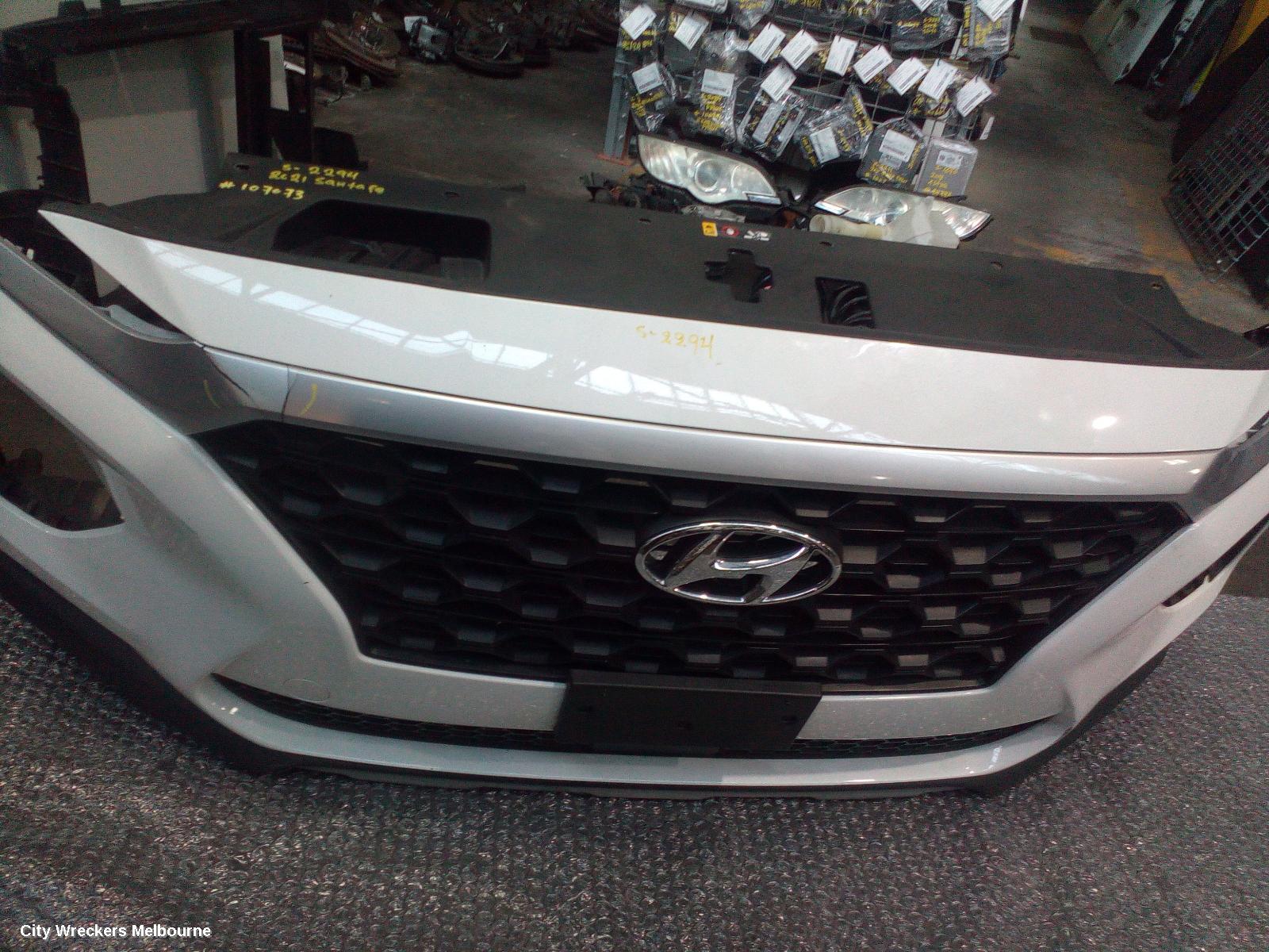 HYUNDAI SANTA FE FRONT BUMPER, TM, ACTIVE, NON PARK SENSOR TYPE, 03/2018 - 09/2020