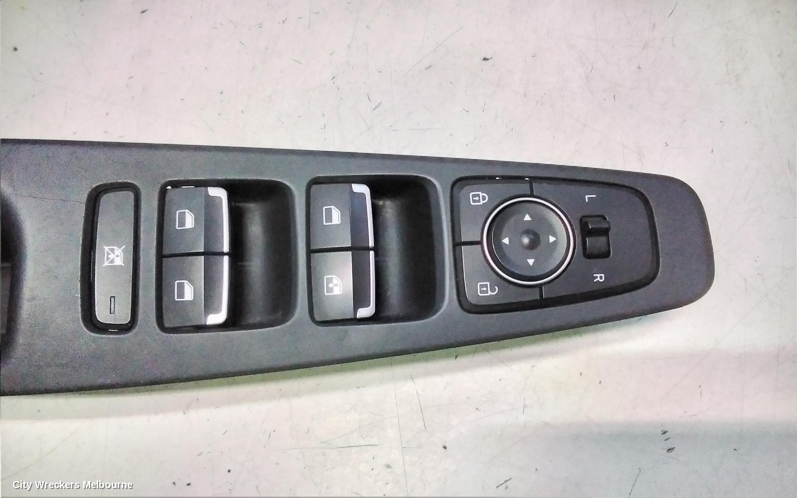 HYUNDAI SANTA FE PWR DR WIND SWITCH, RH FRONT (MASTER SWITCH), NON FOLDING MIRRORS TYPE, NON CHILD LOCK TYPE, TM, 03/2018 - 09/2020