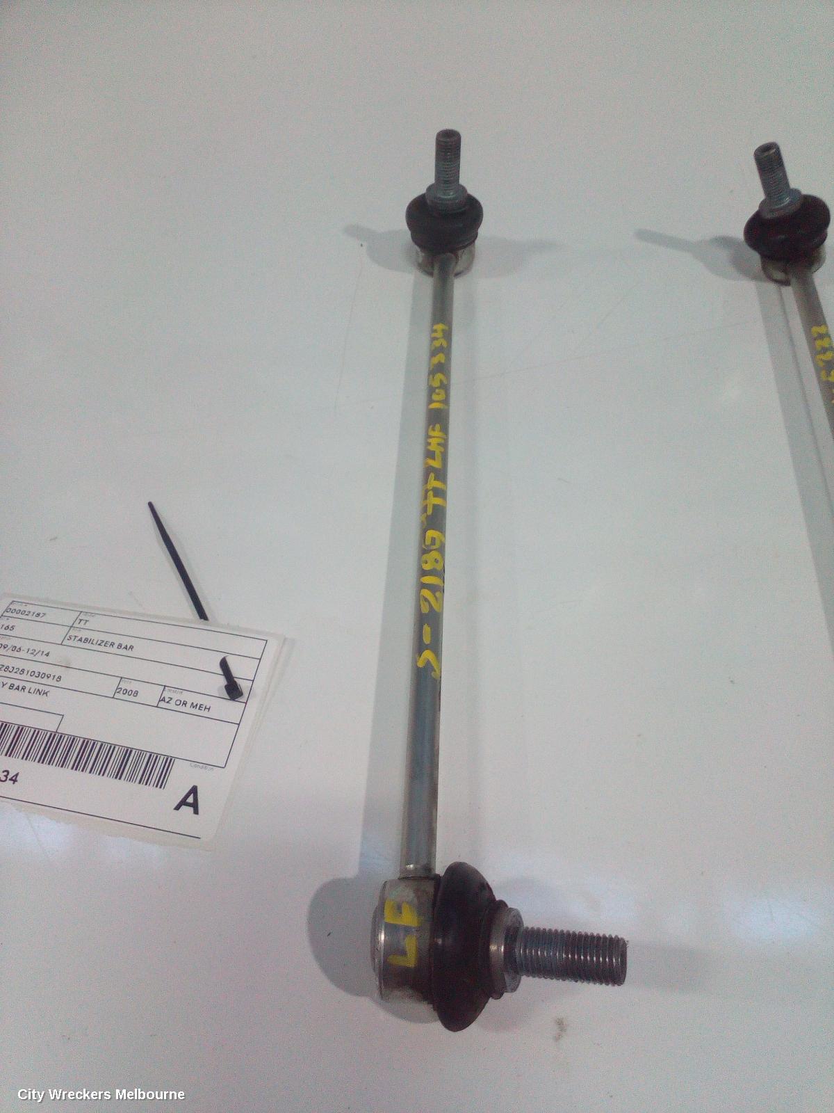 AUDI TT STABILISER BAR, 8J, 09/2006 - 12/2014