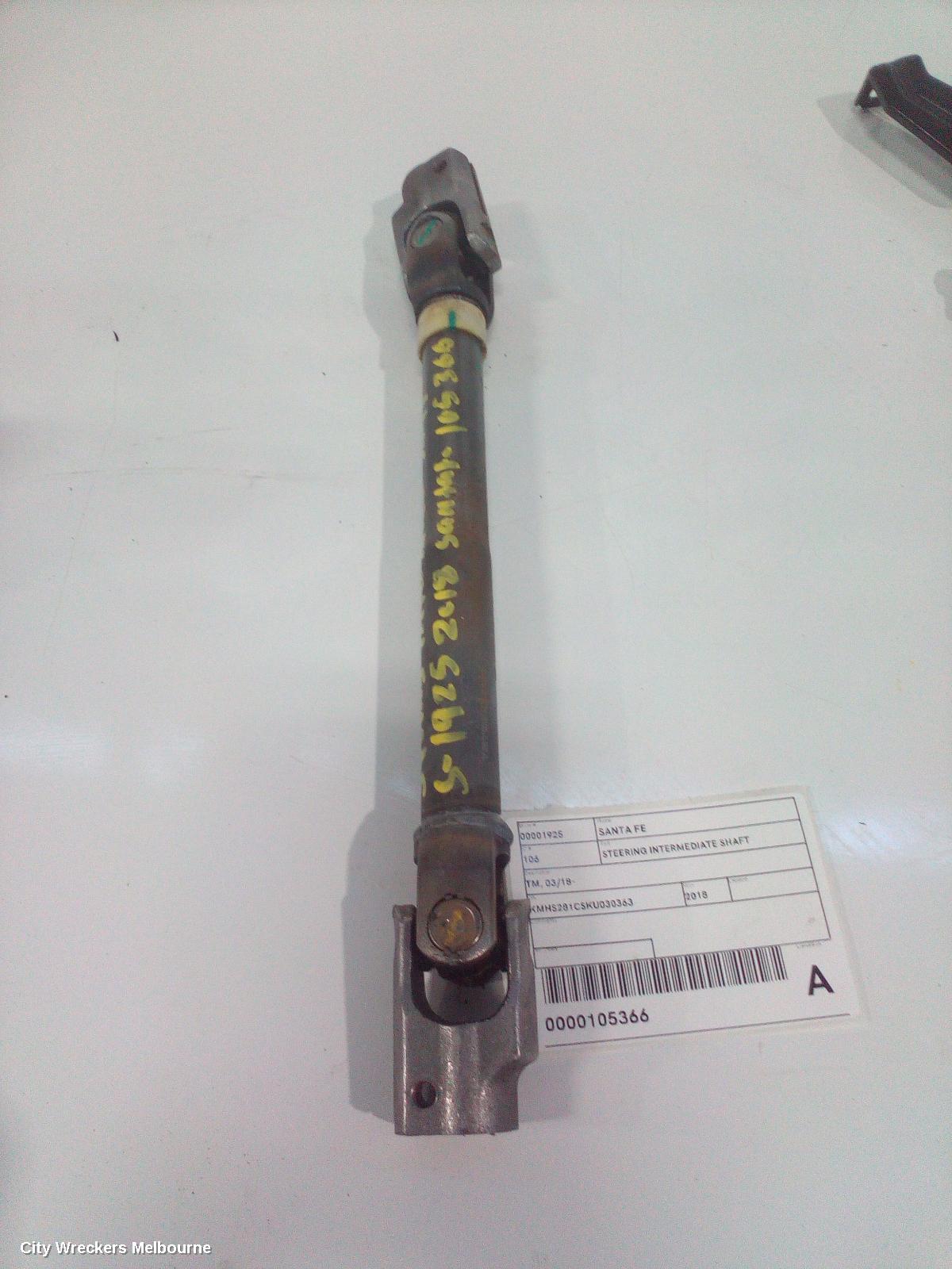 HYUNDAI SANTA FE STEERING INTERMEDIATE SHAFT, TM, 03/2018 - 10/2023