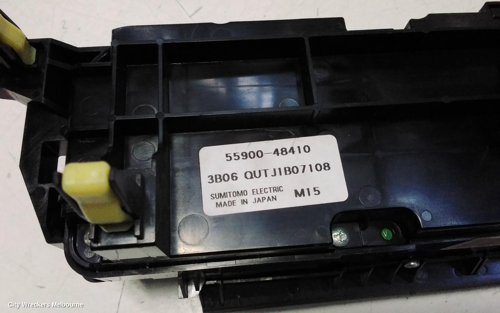 TOYOTA KLUGER HEATER/AC CONTROLS, GSU40-GSU45, STANDARD TYPE (FRONT), 05/2007 - 02/2014