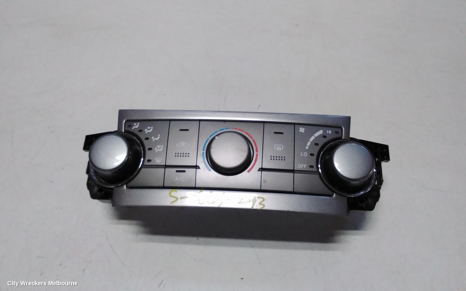 TOYOTA KLUGER HEATER/AC CONTROLS, GSU40-GSU45, STANDARD TYPE (FRONT), 05/2007 - 02/2014