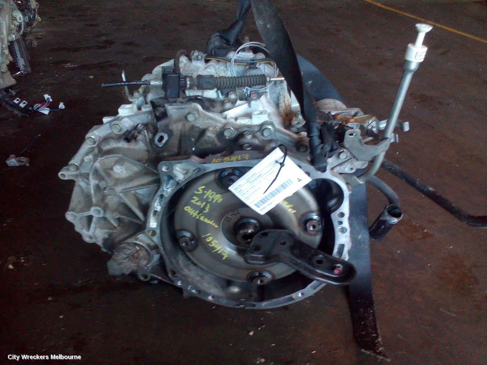 MITSUBISHI OUTLANDER TRANS/GEARBOX, AUTO, FWD, PETROL, 2.0, 4J11, ZJ, F1CJA2A5W CODE, 10/2012 - 12/2014