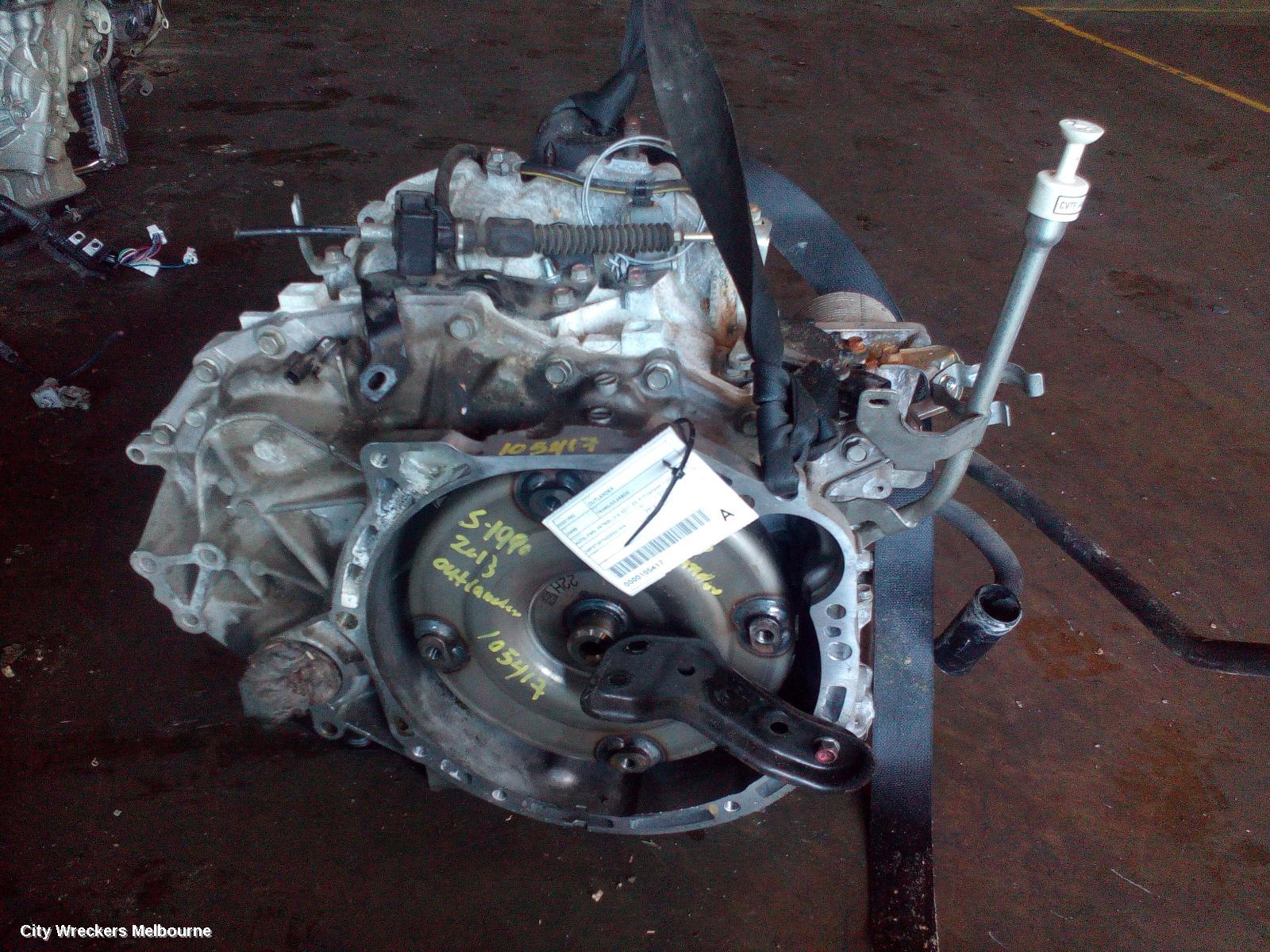 MITSUBISHI OUTLANDER TRANS/GEARBOX, AUTO, FWD, PETROL, 2.0, 4J11, ZJ, F1CJA2A5W CODE, 10/2012 - 12/2014
