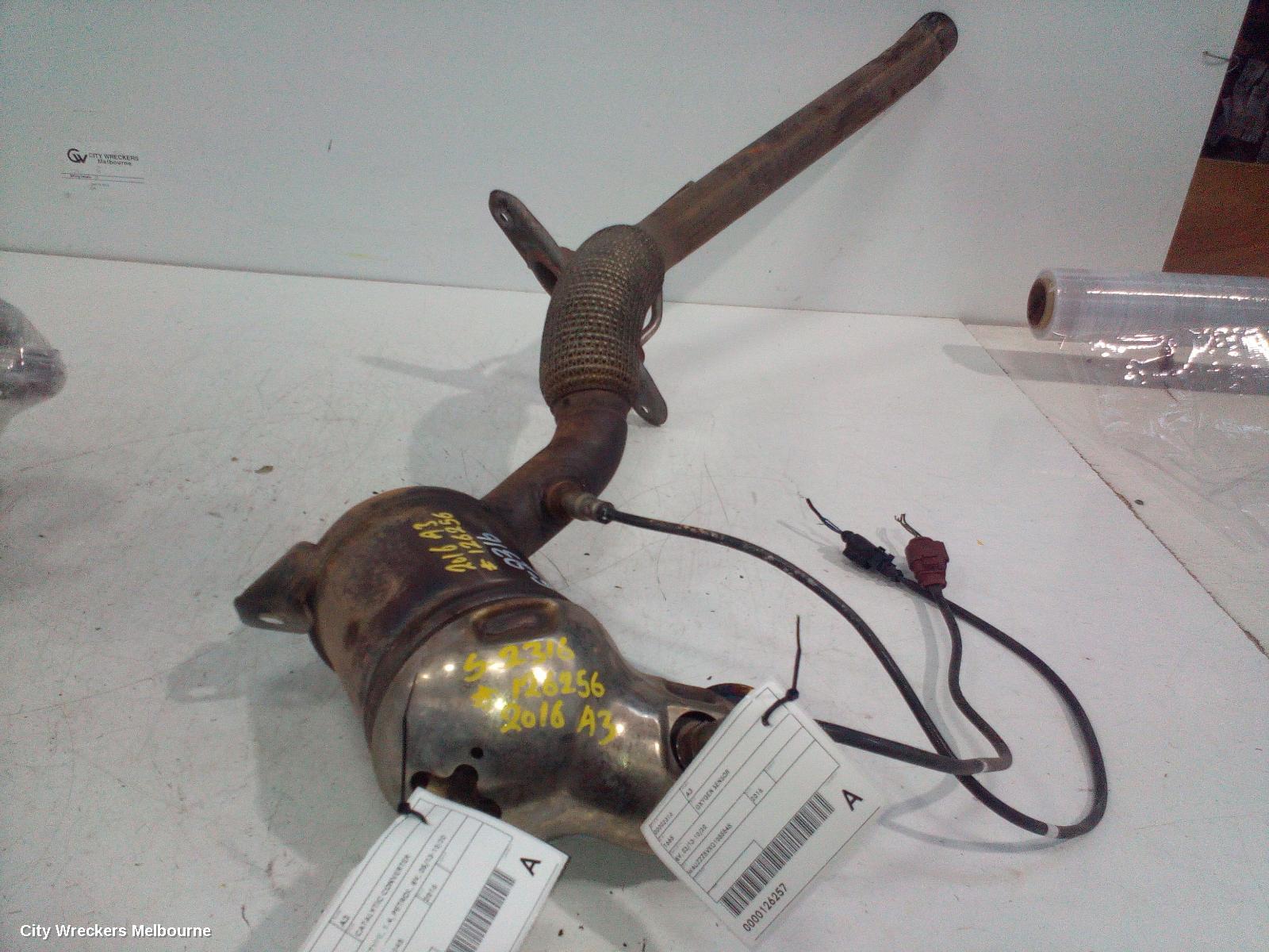 AUDI A3 CATALYTIC CONVERTER, DOWNPIPE-CAT TYPE, 1.4, PETROL, 8V, 05/2013 - 10/2020
