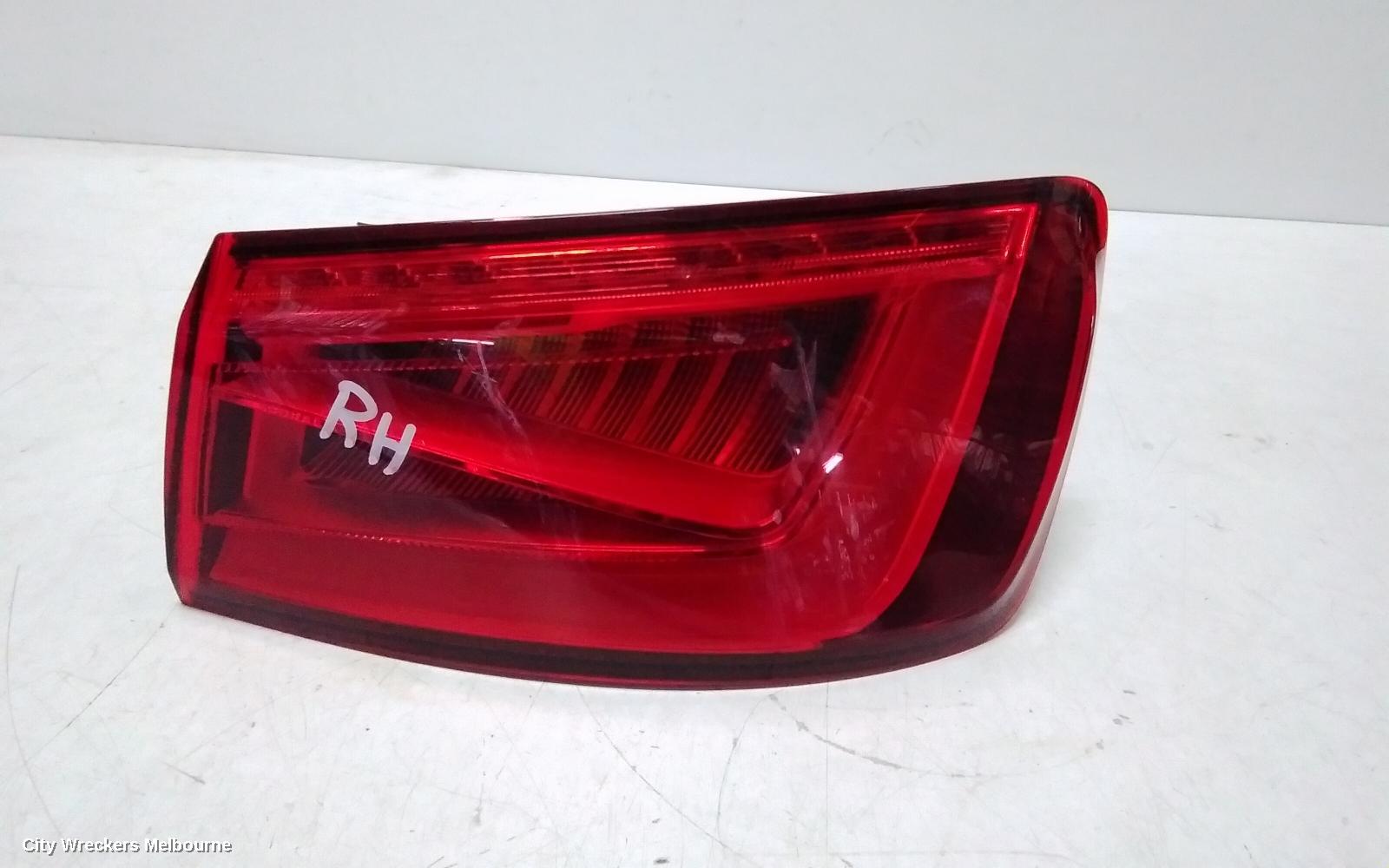 AUDI A3 RIGHT TAILLIGHT, A3/S3, 8V, SEDAN/CABRIO, LED TYPE, 11/2013 - 04/2016