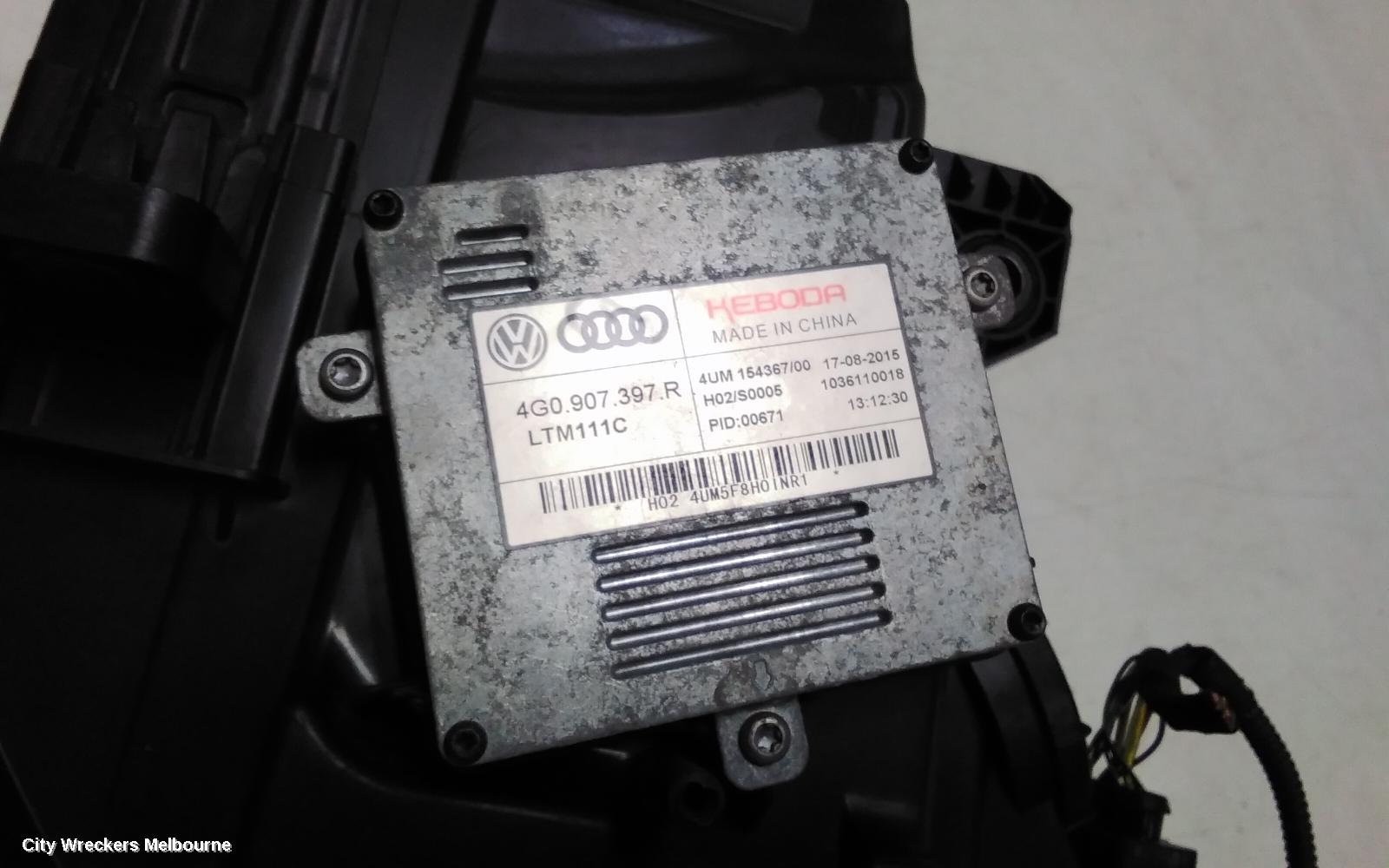 AUDI A3 LEFT HEADLAMP, 8V, SEDAN/HATCH, LED TYPE, 12/2013 - 04/2016