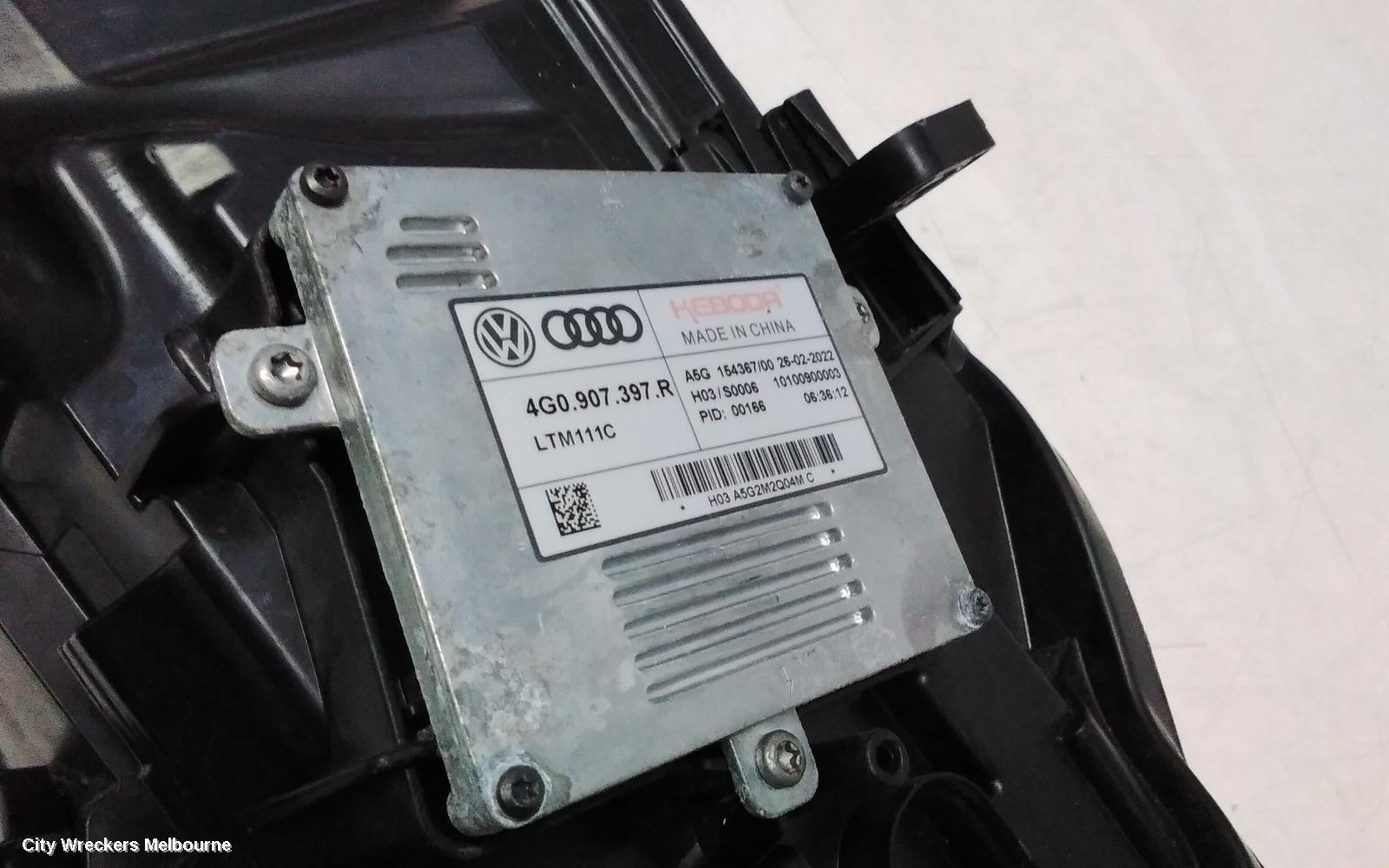 AUDI A3 RIGHT HEADLAMP, 8V, SEDAN/CABRIO, XENON TYPE, 12/2013 - 04/2016