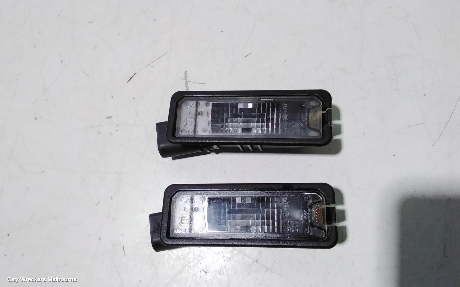 VOLKSWAGEN POLO NUMBER PLATE LAMP, 6R, 05/2010 - 09/2017