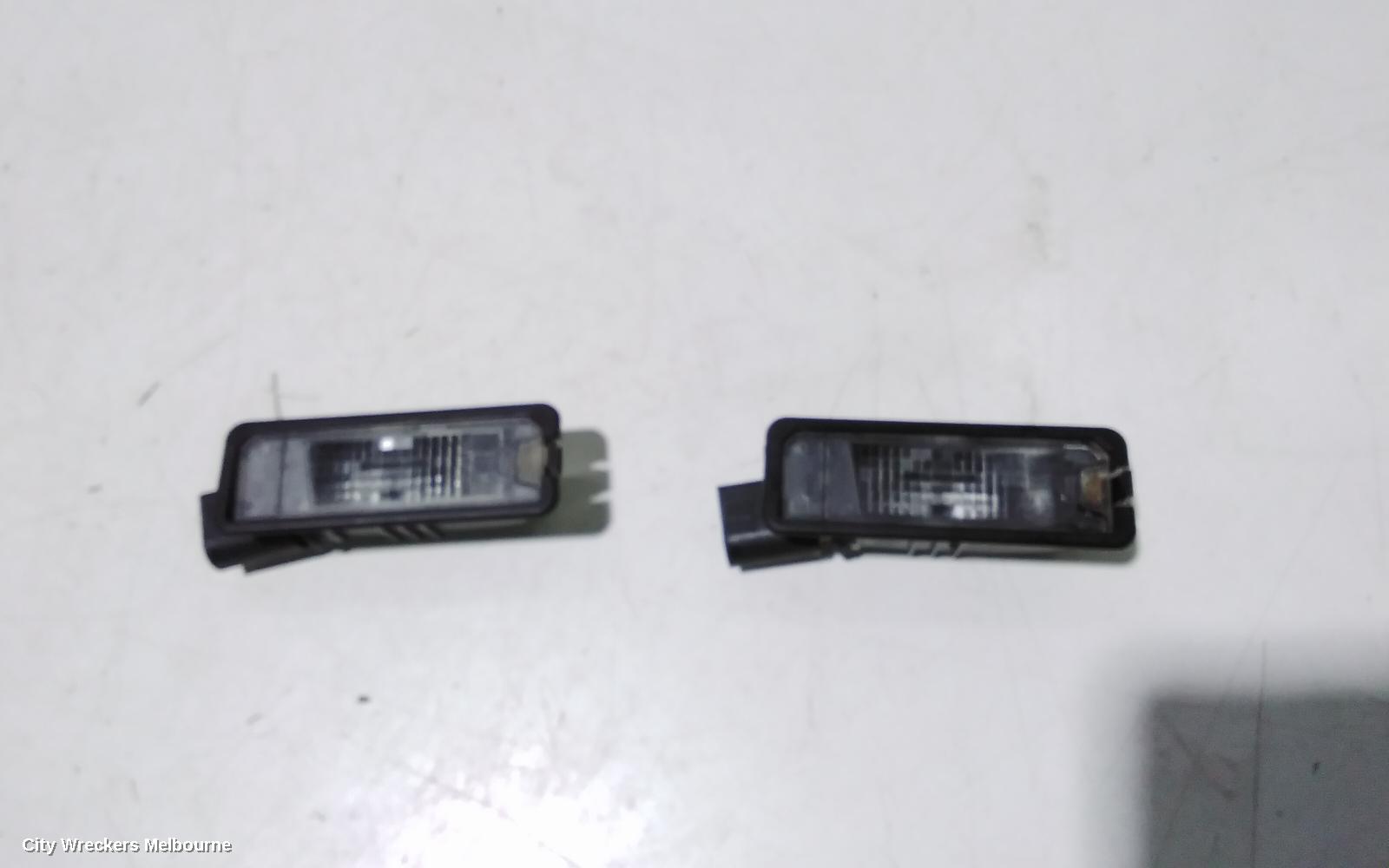 VOLKSWAGEN POLO NUMBER PLATE LAMP, 6R, 05/2010 - 09/2017