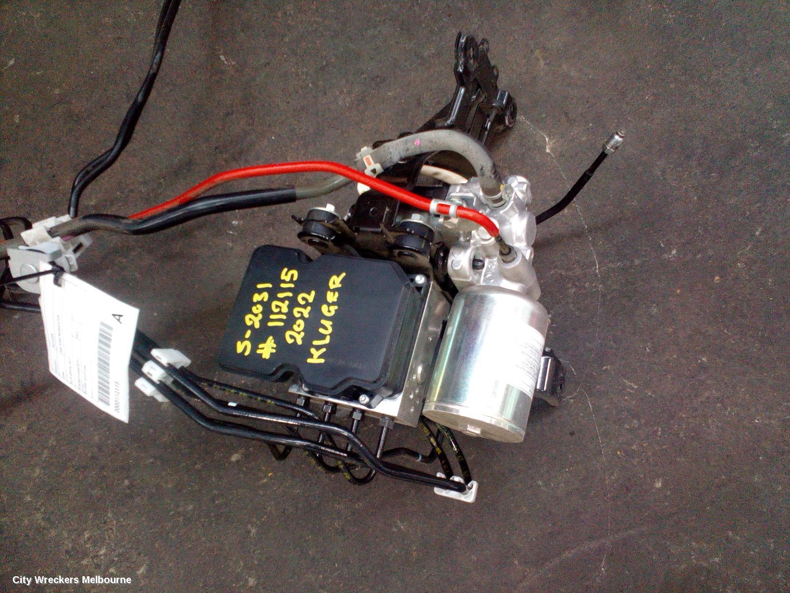 TOYOTA KLUGER ABS PUMP/MODULATOR, BRAKE BOOSTER PUMP (LH SIDE), HYBRID, XU70 SERIES, 03/2021 ONWARDS