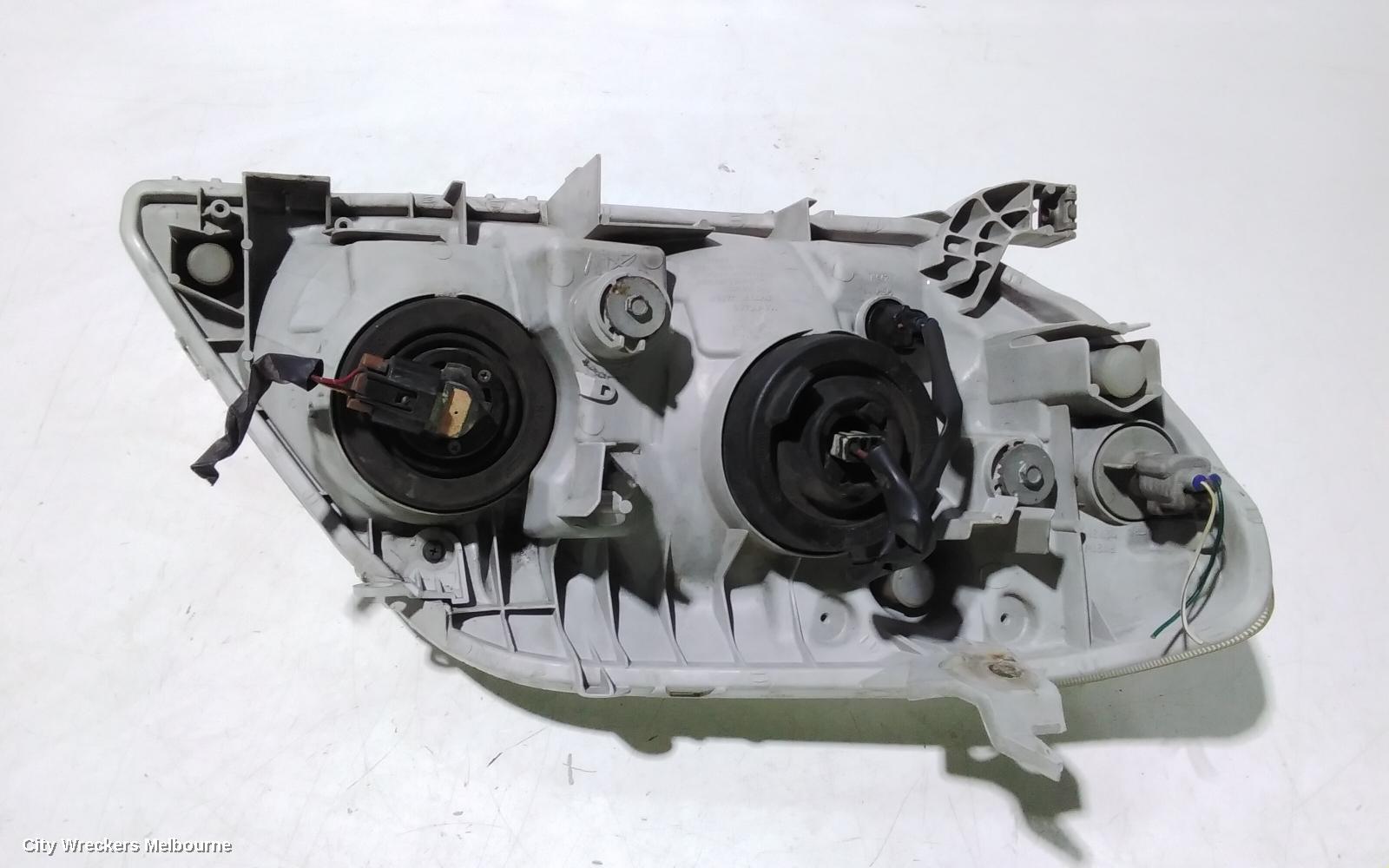 TOYOTA COROLLA LEFT HEADLAMP, ZZE122 (JAPAN-VIN JTD), KOITO LENS# 12-481, 12/2001 - 04/2004