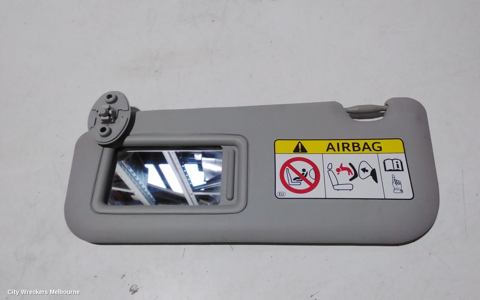 TOYOTA COROLLA SUNVISOR, ZRE182R/ZWE186R, LH SIDE, 10/2012 - 06/2018
