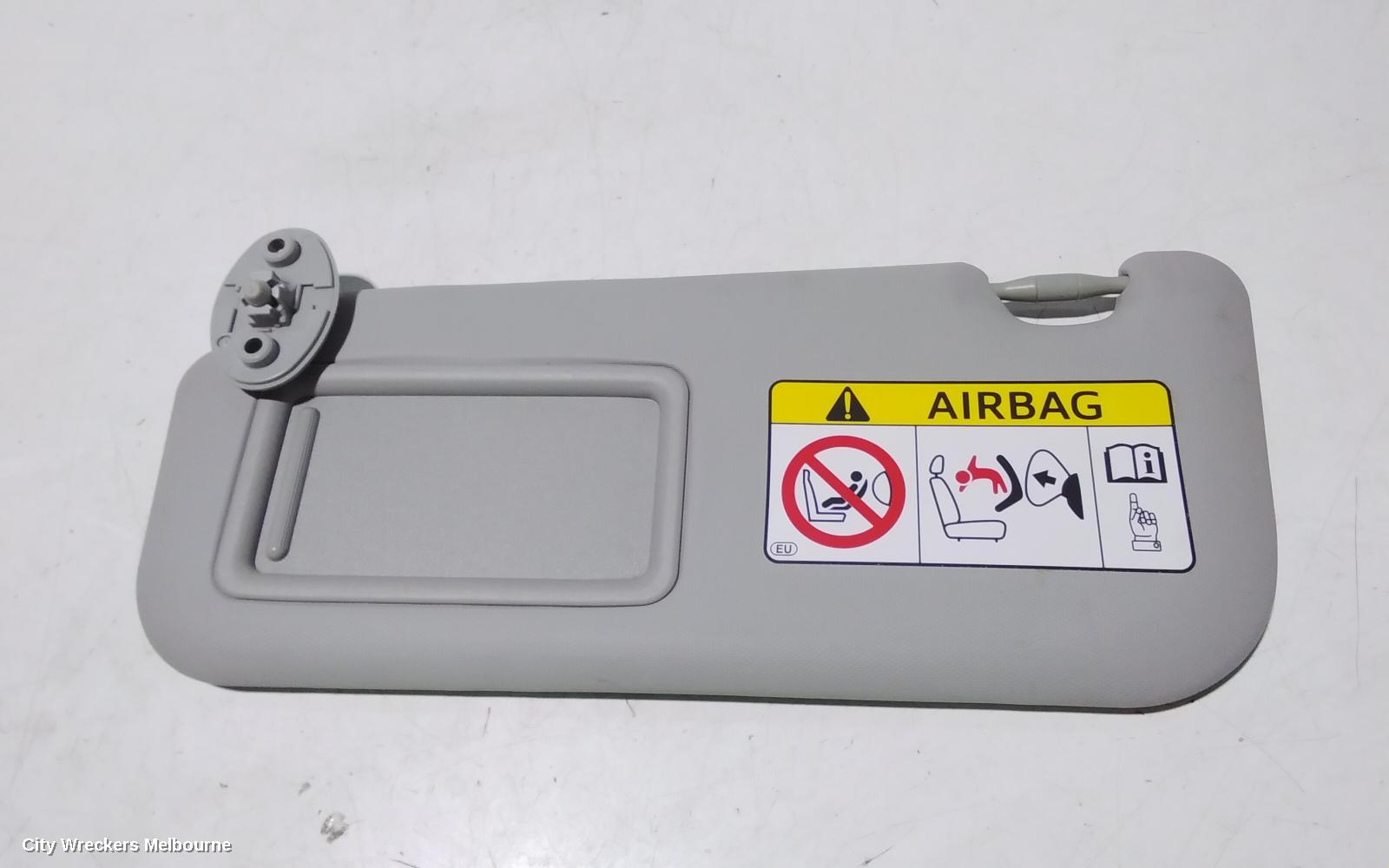 TOYOTA COROLLA SUNVISOR, ZRE182R/ZWE186R, LH SIDE, 10/2012 - 06/2018