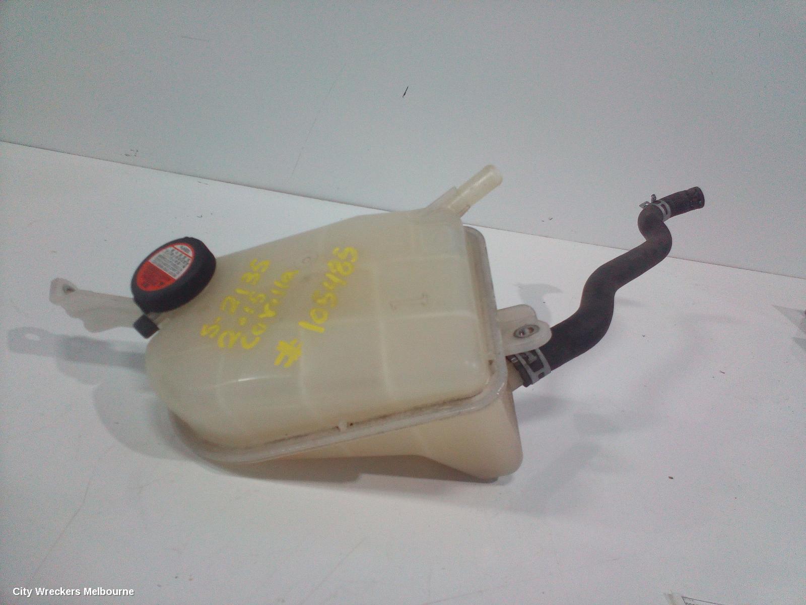 TOYOTA COROLLA OVERFLOW BOTTLE, ZRE182R, 10/2012 - 06/2018