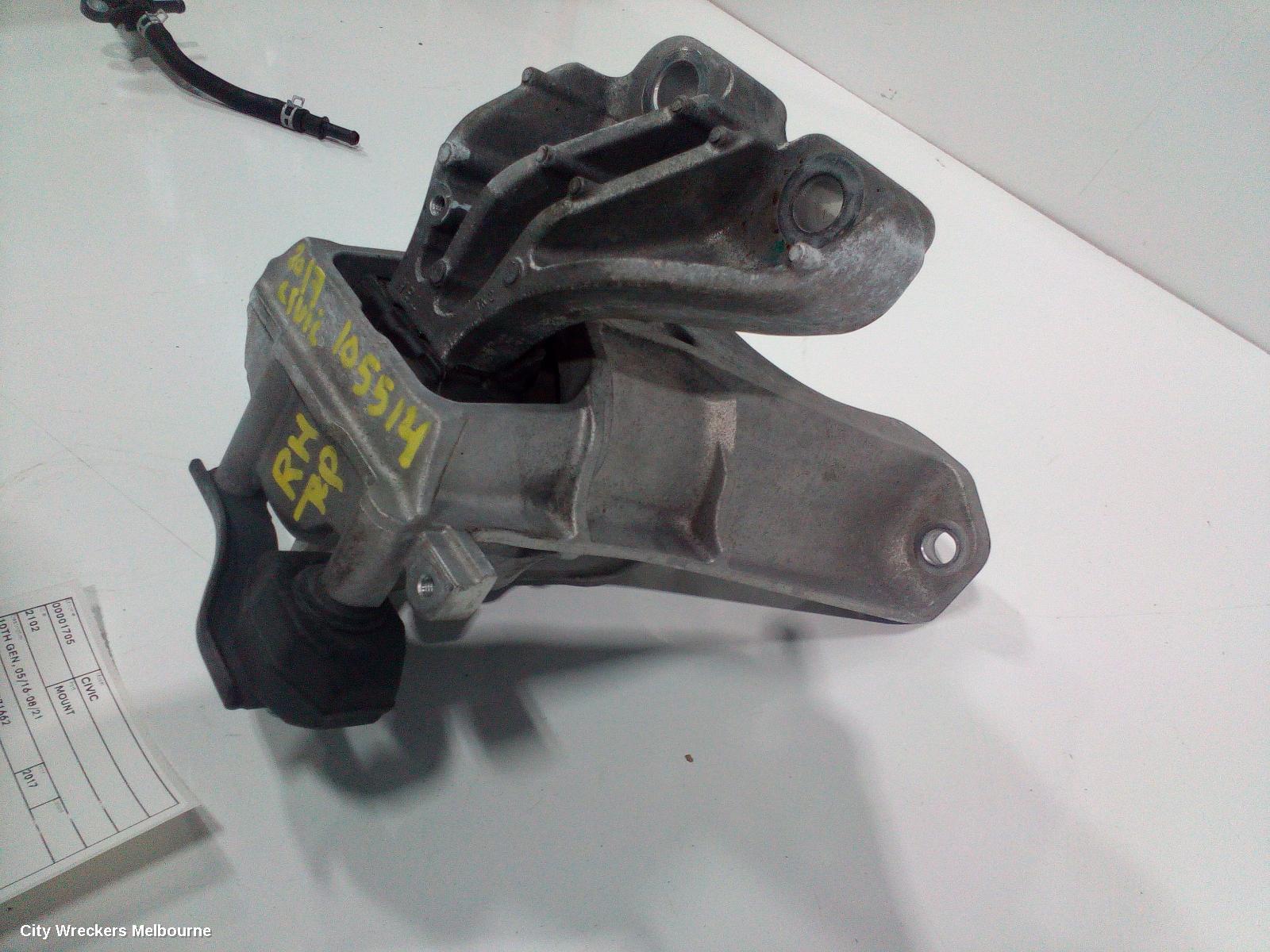 HONDA CIVIC MOUNT, 10TH GEN, 05/2016 - 08/2021