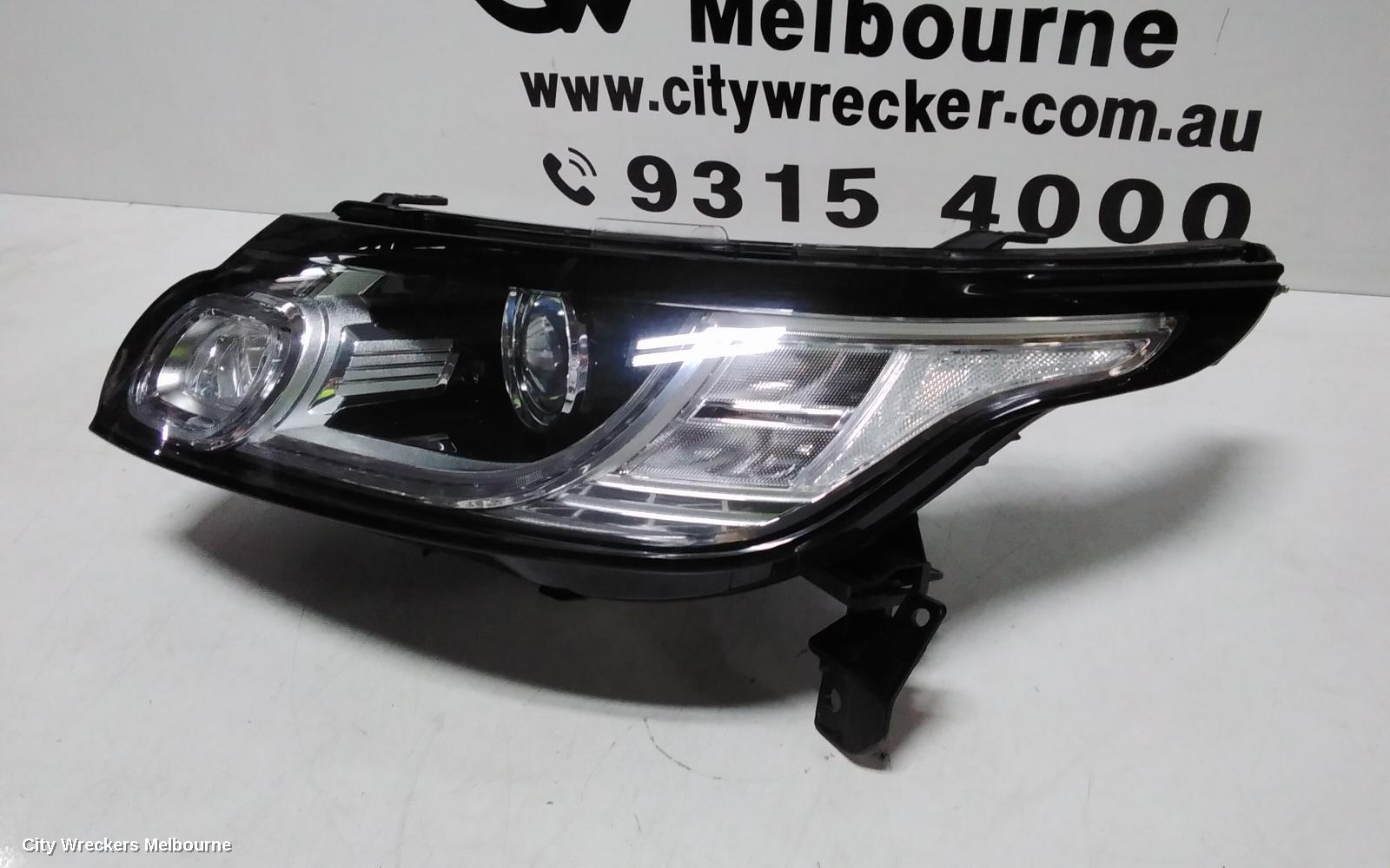 LAND ROVER RANGEROVER SPORT LEFT HEADLAMP, L494, BI-XENON TYPE, W/ AUTO DIP, AUTOBIOGRAPHY, 06/2013 - 10/2017