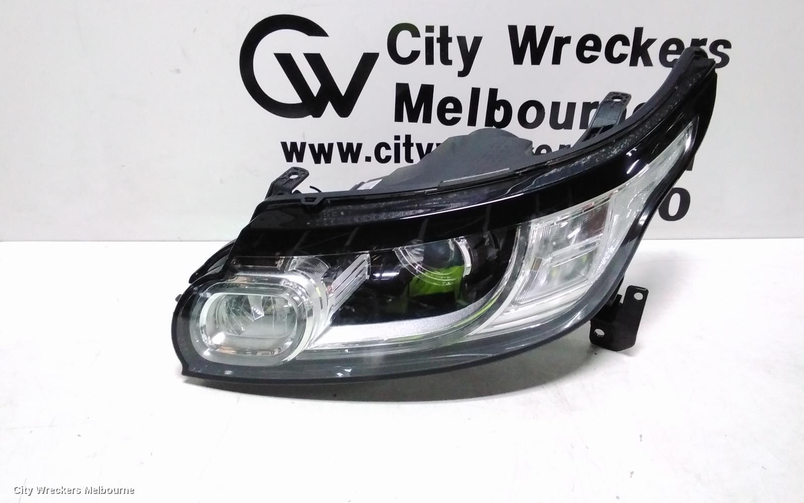 LAND ROVER RANGEROVER SPORT LEFT HEADLAMP, L494, BI-XENON TYPE, W/ AUTO DIP, AUTOBIOGRAPHY, 06/2013 - 10/2017