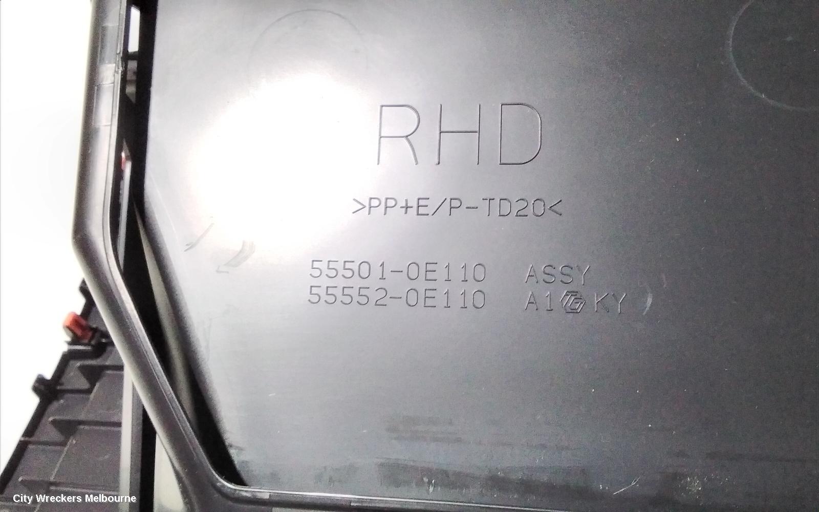 TOYOTA KLUGER GLOVE BOX, XU70 SERIES, 03/2021 ONWARDS