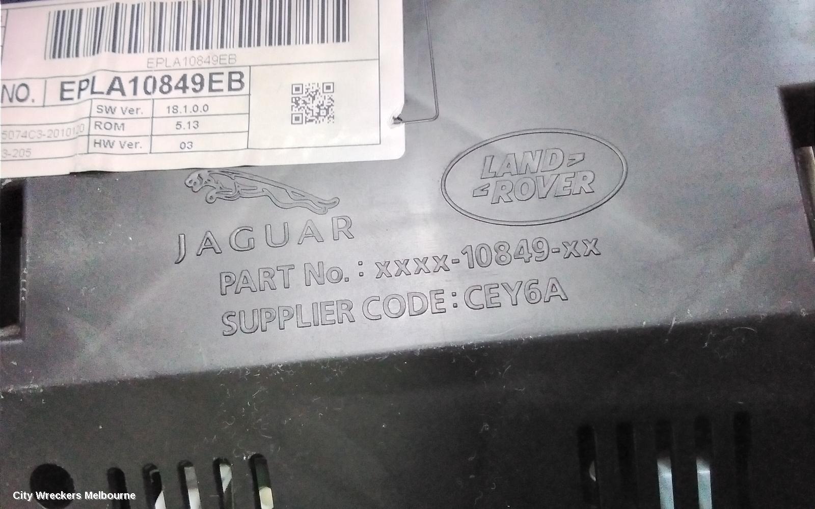 LAND ROVER RANGEROVER SPORT INSTRUMENT CLUSTER, INSTRUMENT CLUSTER, 3.0, STANDARD TYPE, L494, 06/2013 ONWARDS