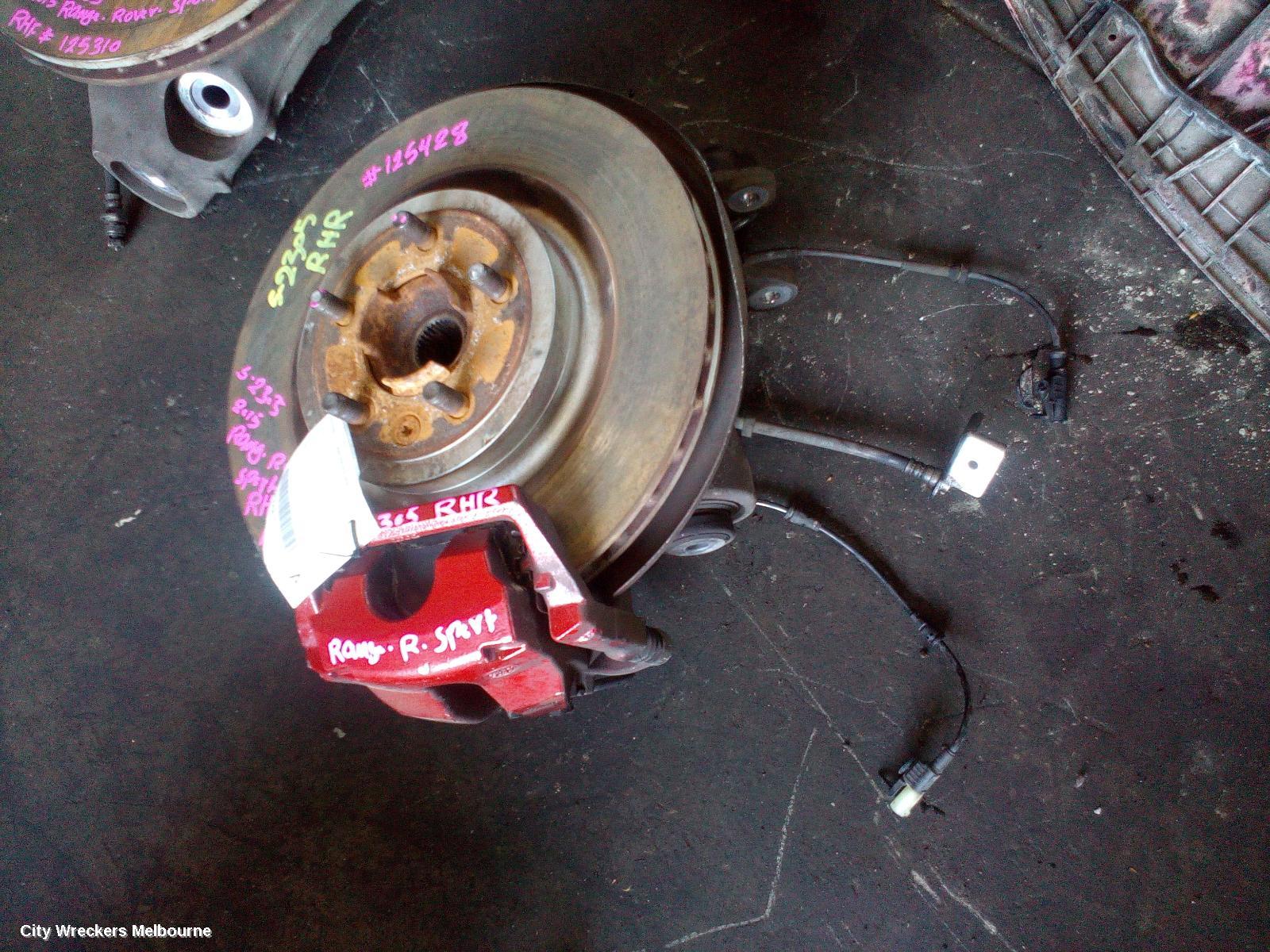 LAND ROVER RANGEROVER SPORT RIGHT REAR HUB ASSEMBLY, L494, 12/2013 - 04/2022