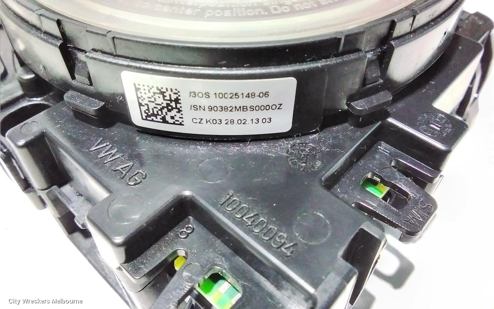 VOLKSWAGEN JETTA AIRBAG MODULE/SENSOR, CLOCKSPRING, 1B, 02/2011 - 12/2017