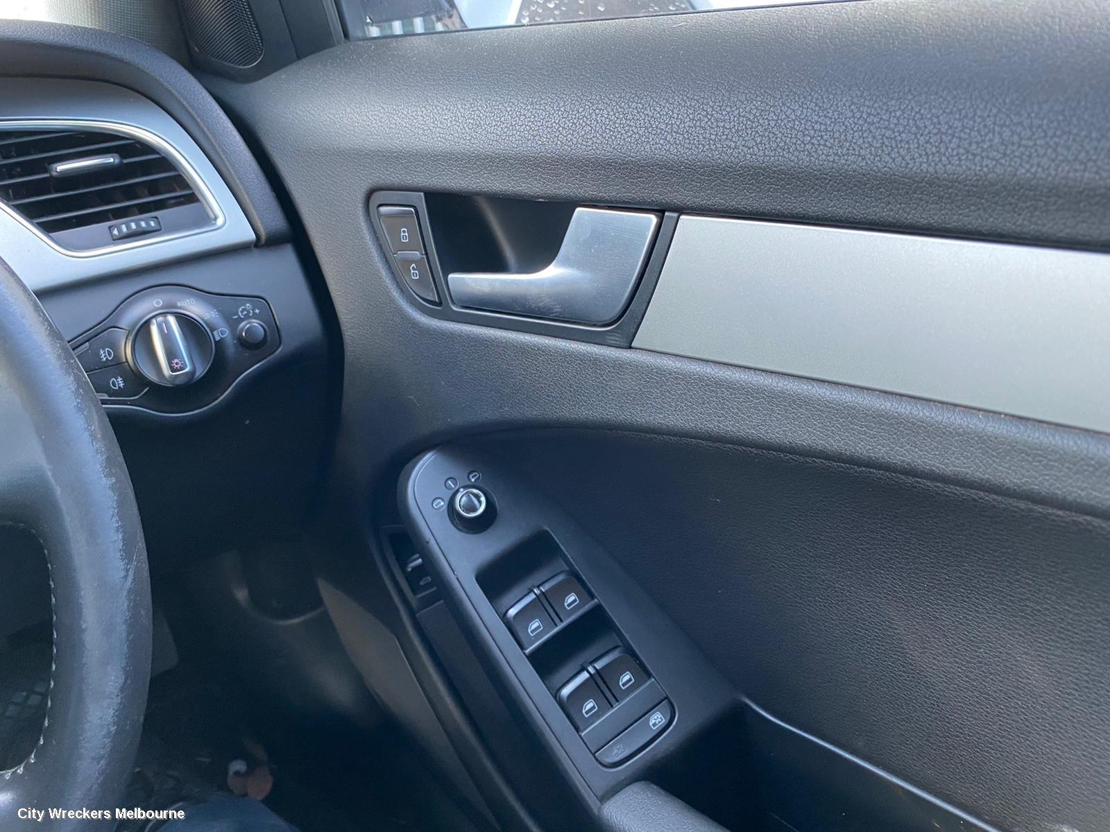 AUDI A4 RIGHT REAR DOOR, A4/S4, B8 8K, SEDAN, 02/2008 - 09/2015