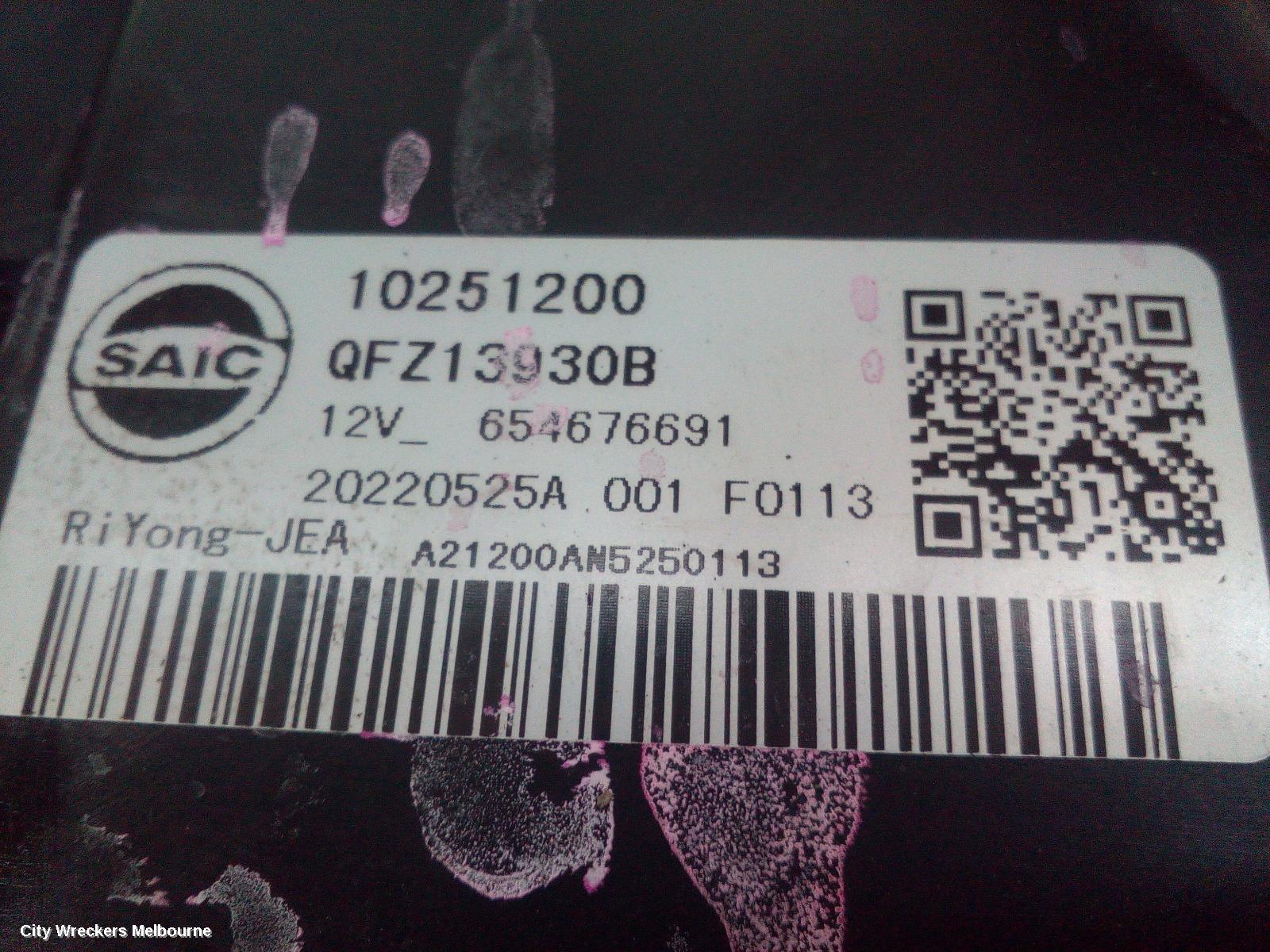 MG ZS FAN, AZS1, 09/2017 - 06/2025