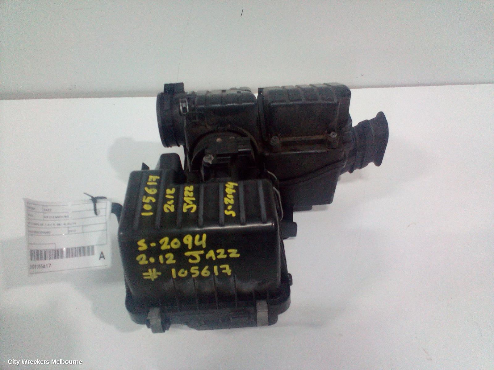 HONDA JAZZ AIR CLEANER/BOX, AIR CLEANER, GE, 1.3/1.5, 08/2008 - 06/2014
