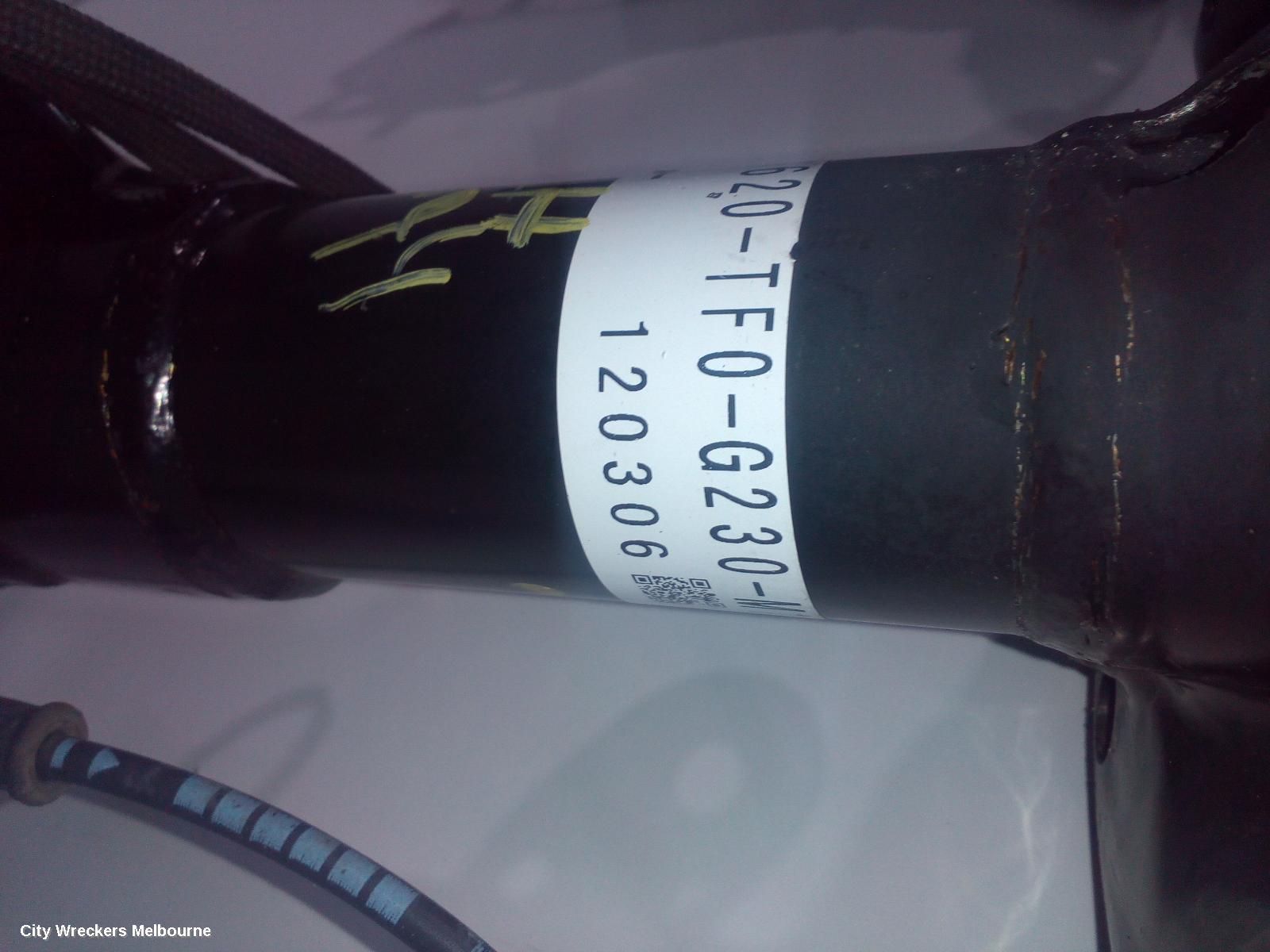 HONDA JAZZ LEFT FRONT STRUT, GE, AUTO T/M TYPE, 08/2008 - 06/2014